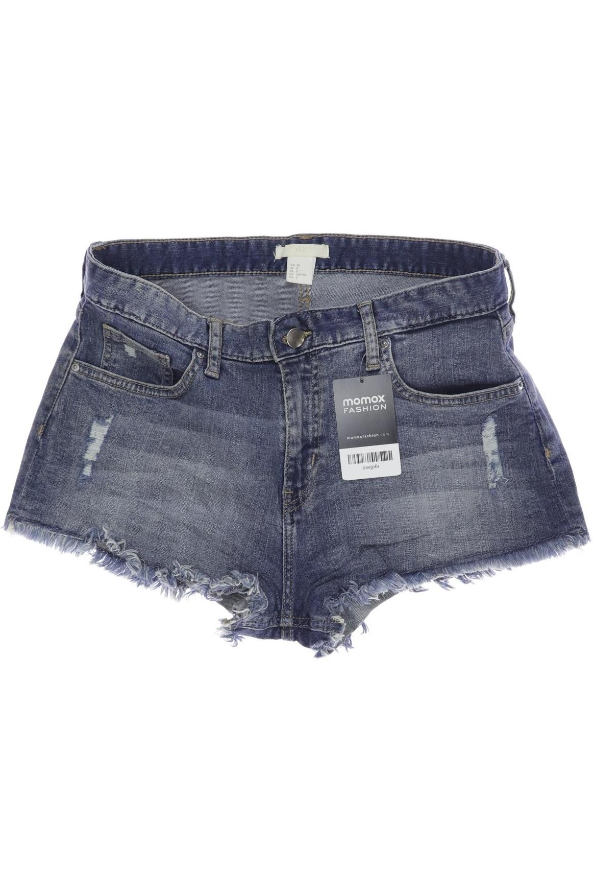 

H&M Damen Shorts, marineblau, Gr. 38