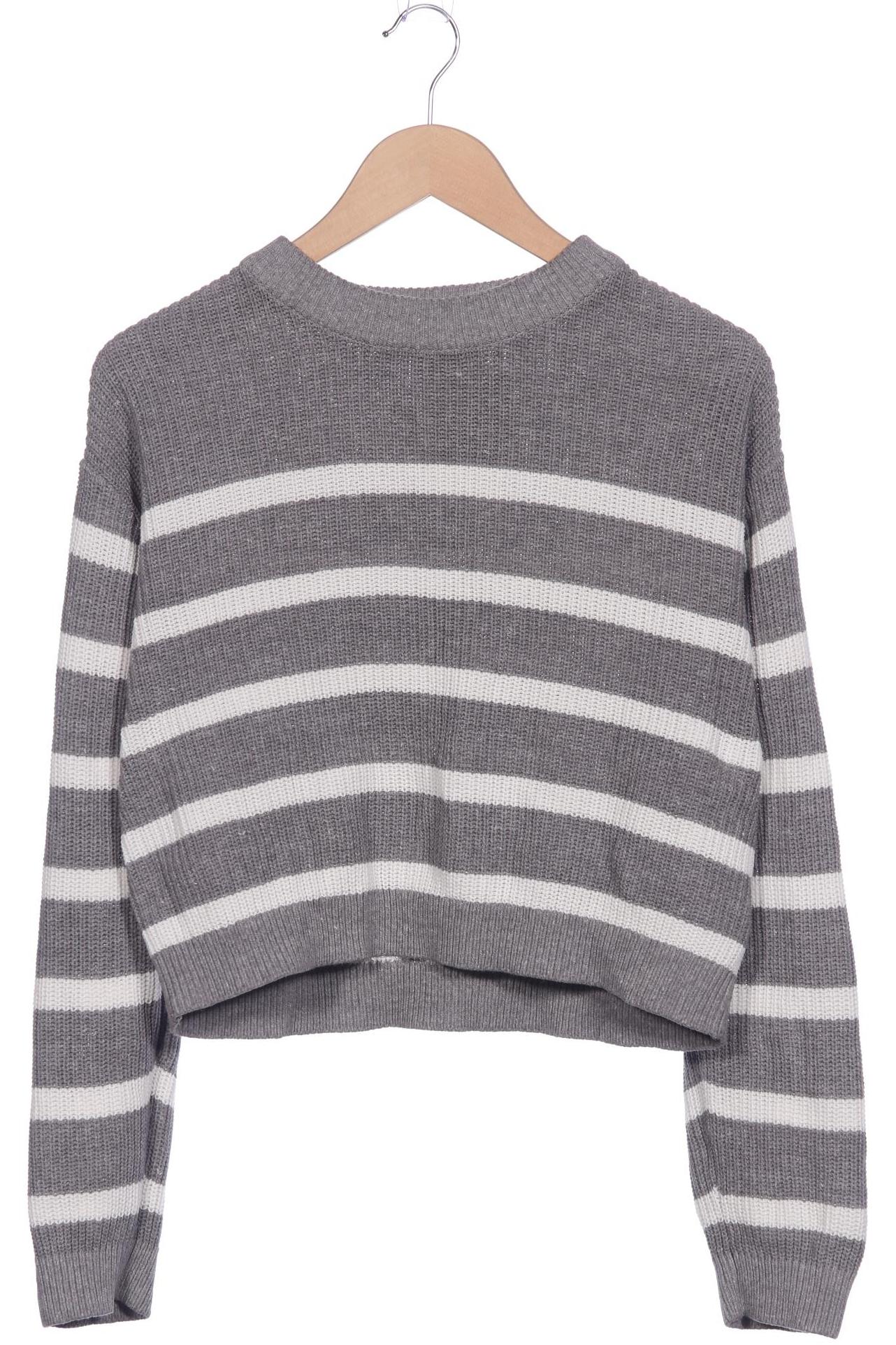 

H&M Damen Pullover, grau, Gr. 34
