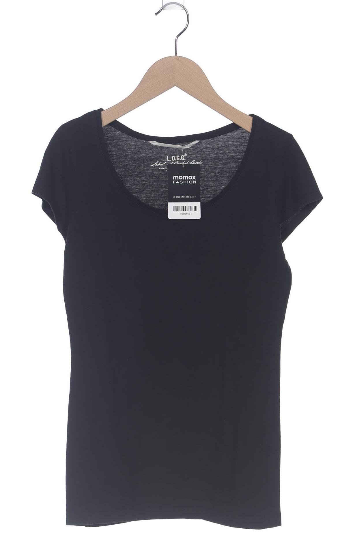 

H&M Damen T-Shirt, schwarz, Gr. 36