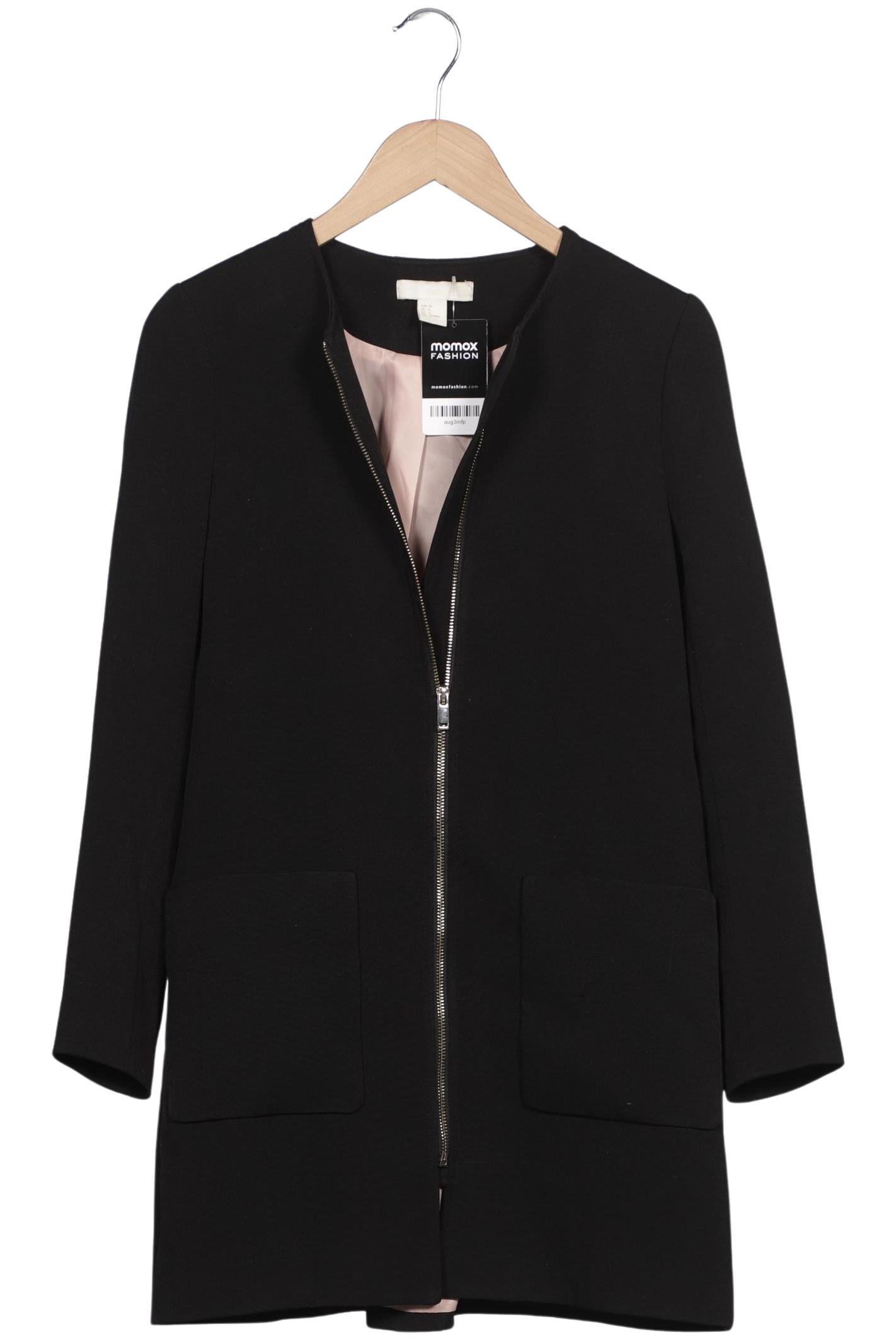 

H&M Damen Mantel, schwarz, Gr. 36