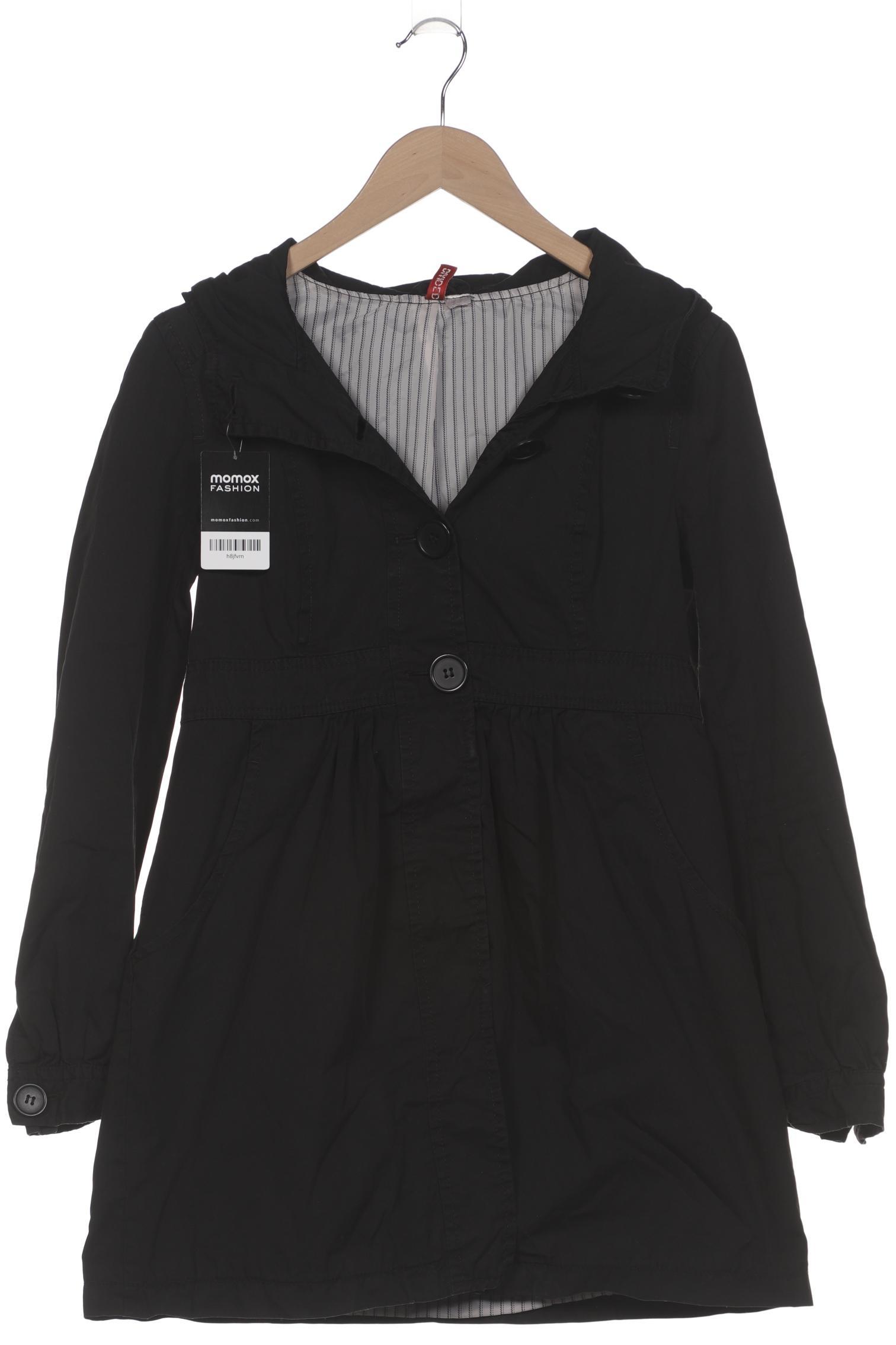 

H&M Damen Mantel, schwarz, Gr. 38