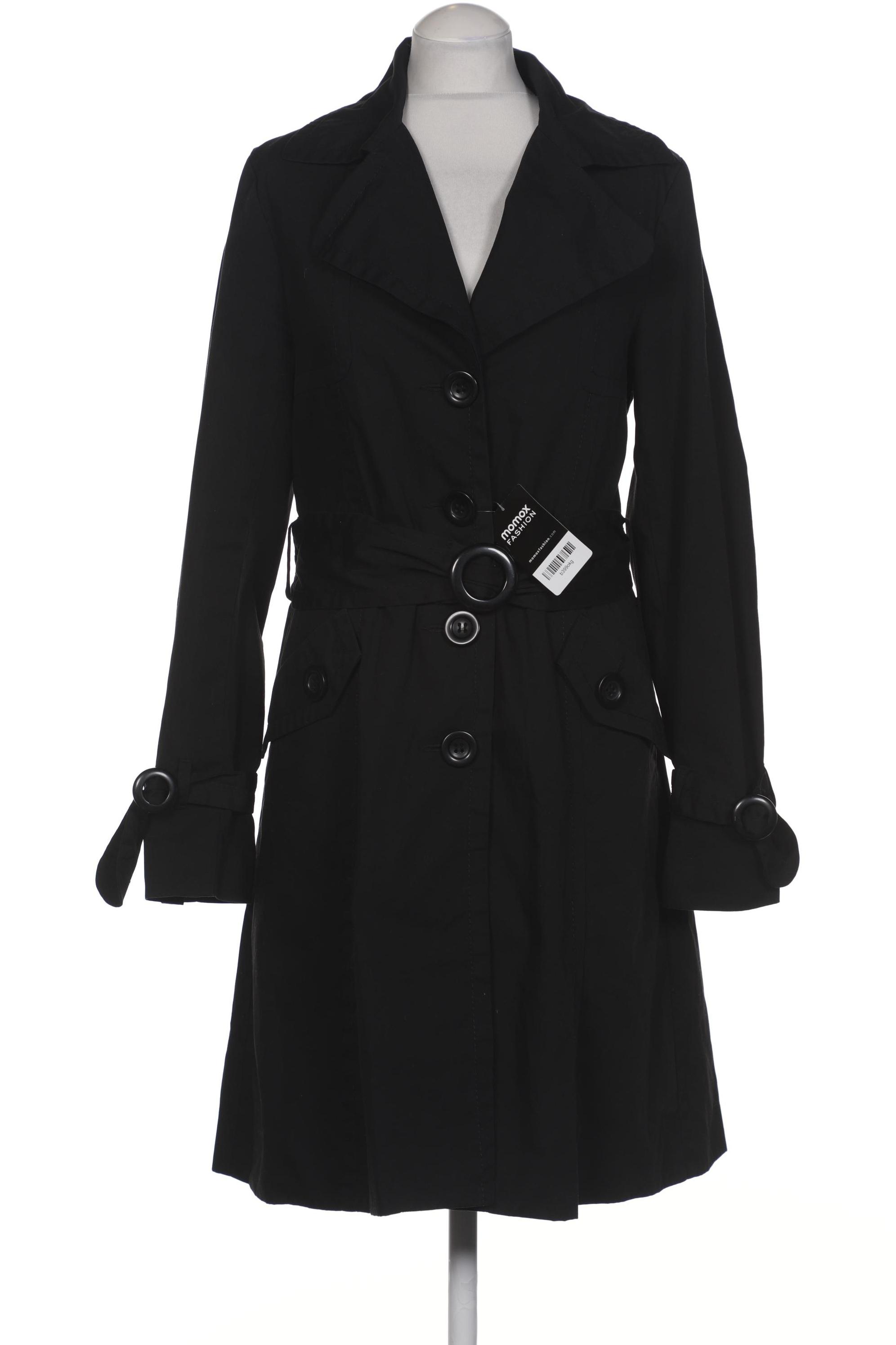 

H&M Damen Mantel, schwarz, Gr. 38