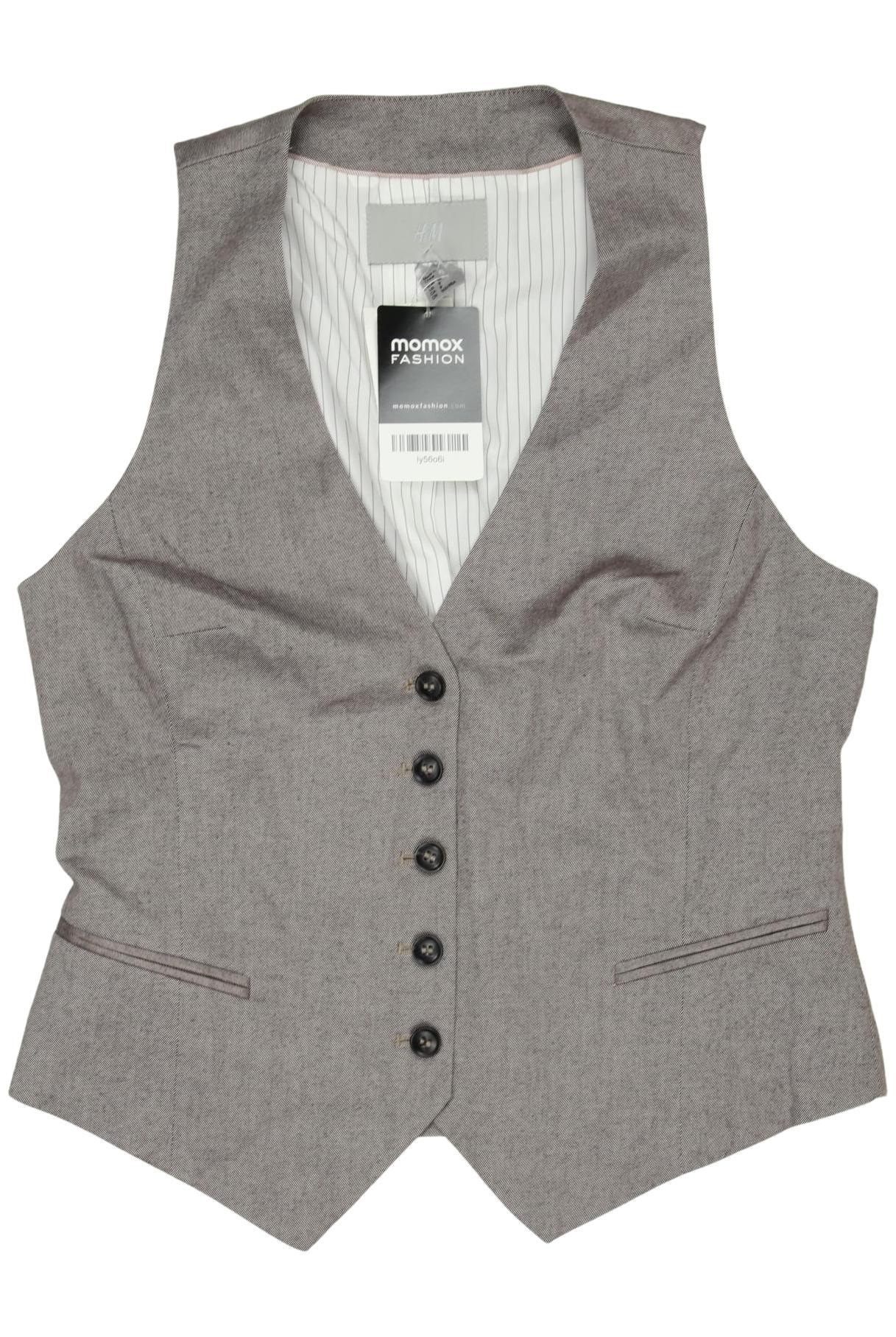 

H&M Damen Weste, grau, Gr. 38