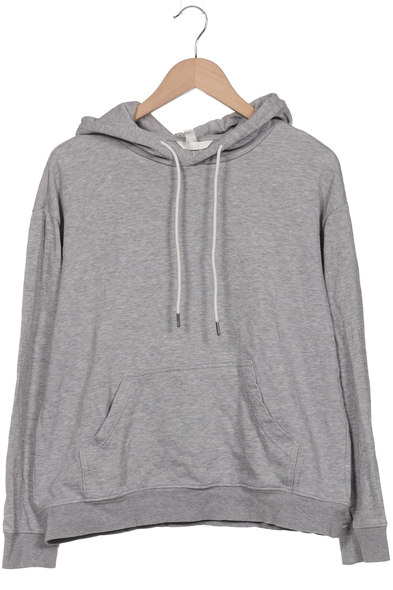 

H&M Damen Kapuzenpullover, grau, Gr. 36