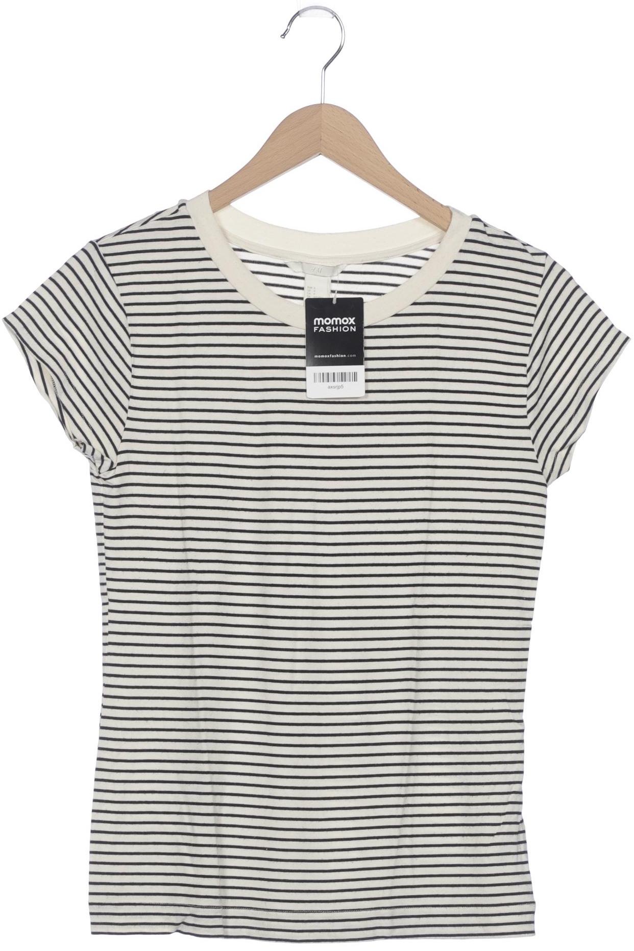 

H&M Damen T-Shirt, cremeweiß, Gr. 36