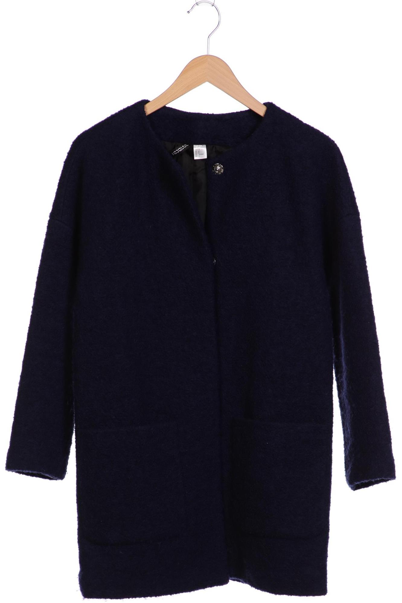 

H&M Damen Mantel, marineblau, Gr. 36