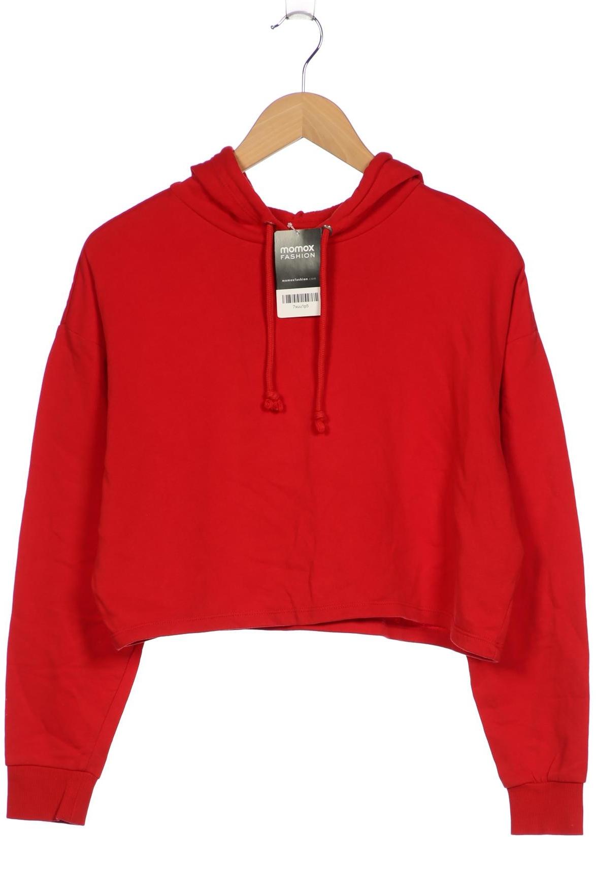 

H&M Damen Kapuzenpullover, rot, Gr. 38