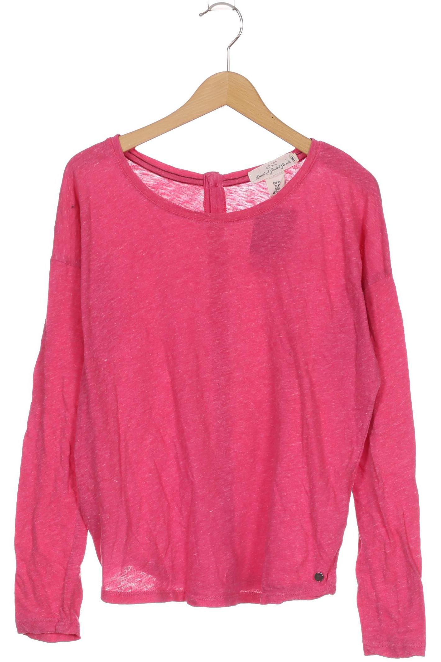 

H&M Damen Langarmshirt, pink, Gr. 34