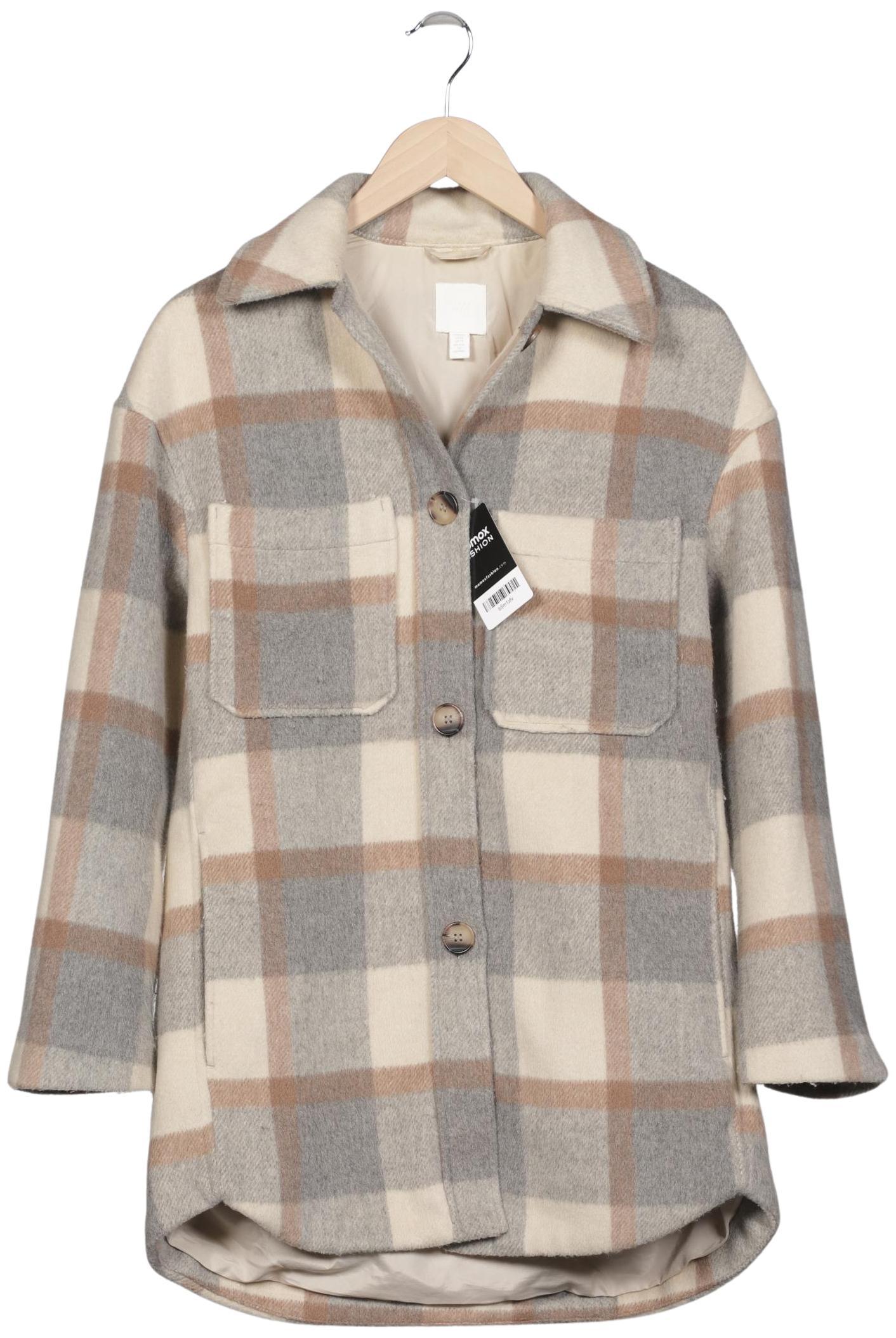 

H&M Damen Mantel, mehrfarbig, Gr. 34