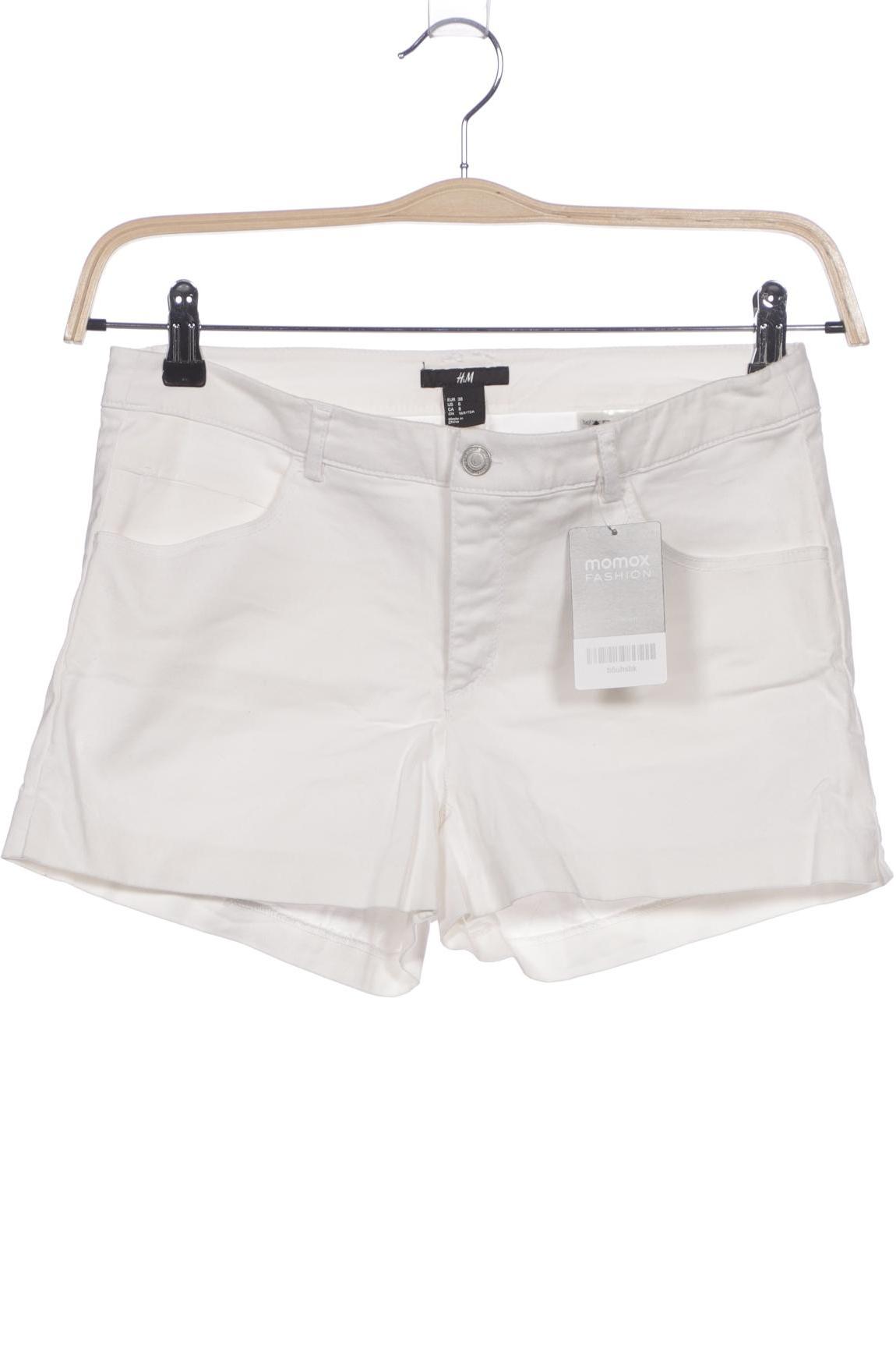 Thumbnail - H&amp;M Damen Shorts, weiß, Gr. 38