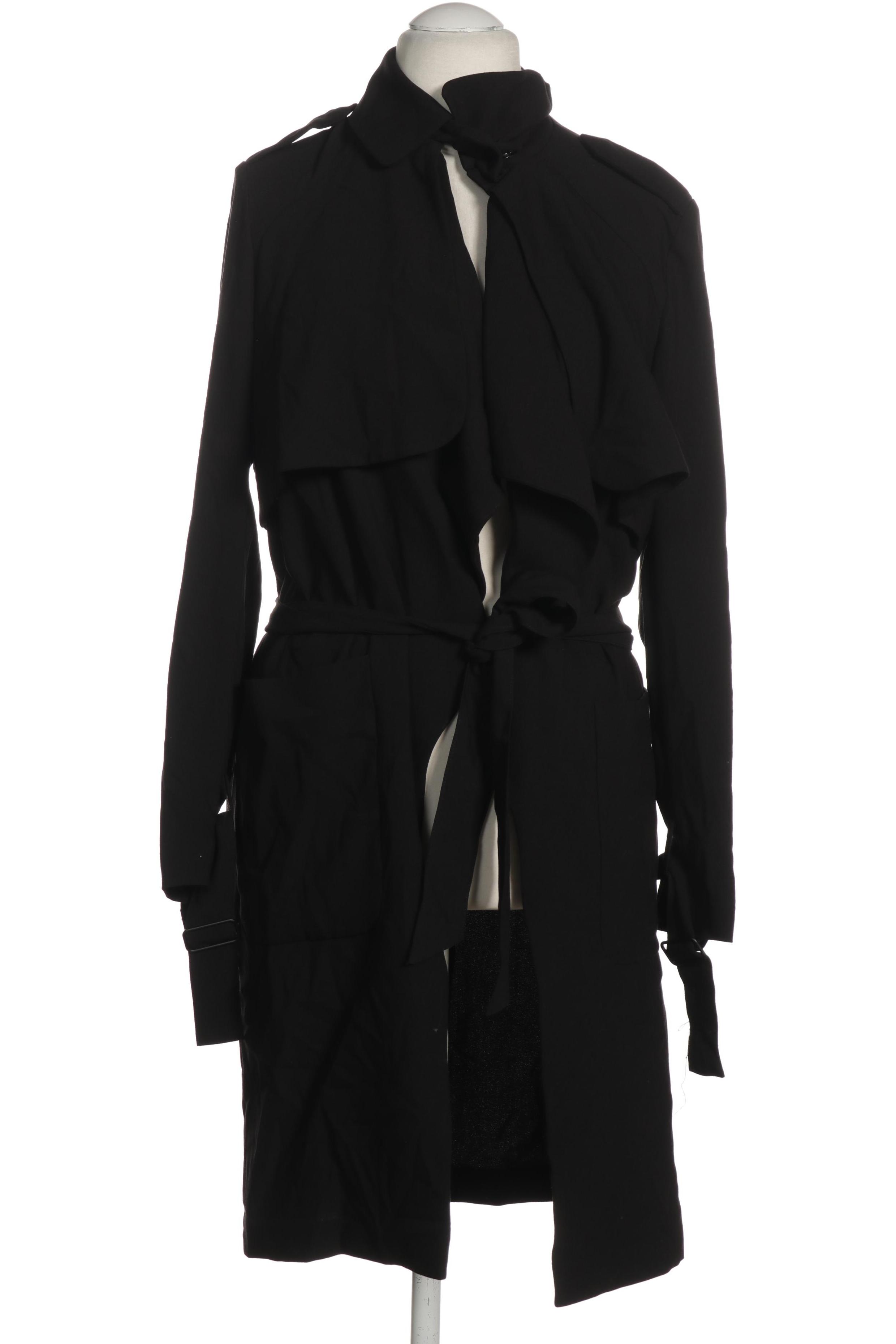 

H&M Damen Mantel, schwarz, Gr. 38