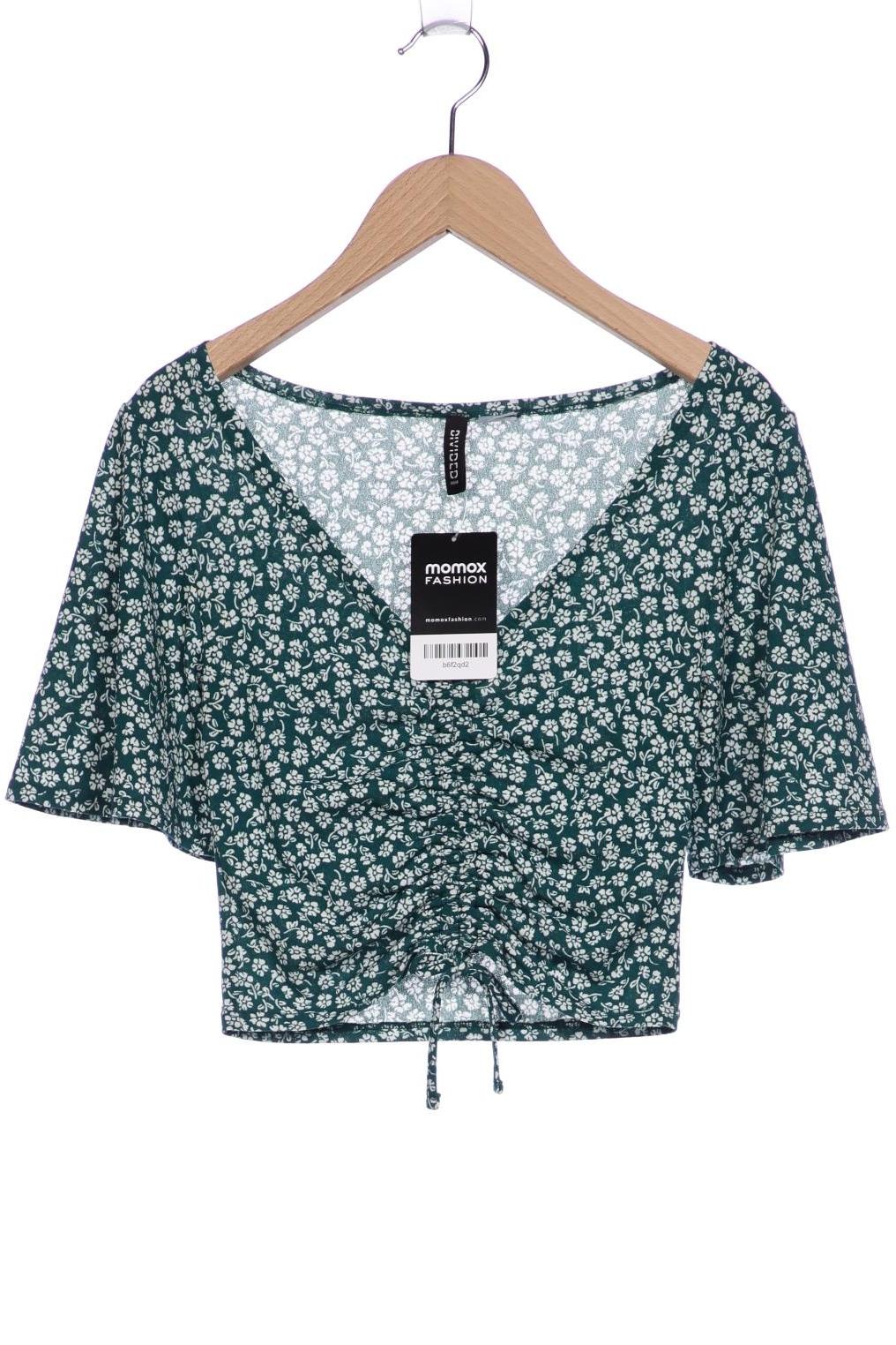 

H&M Damen T-Shirt, grün, Gr. 34