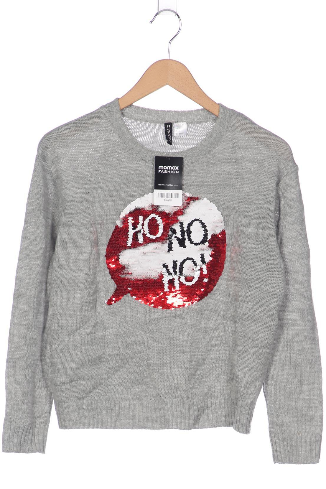 

H&M Damen Pullover, grau, Gr. 36