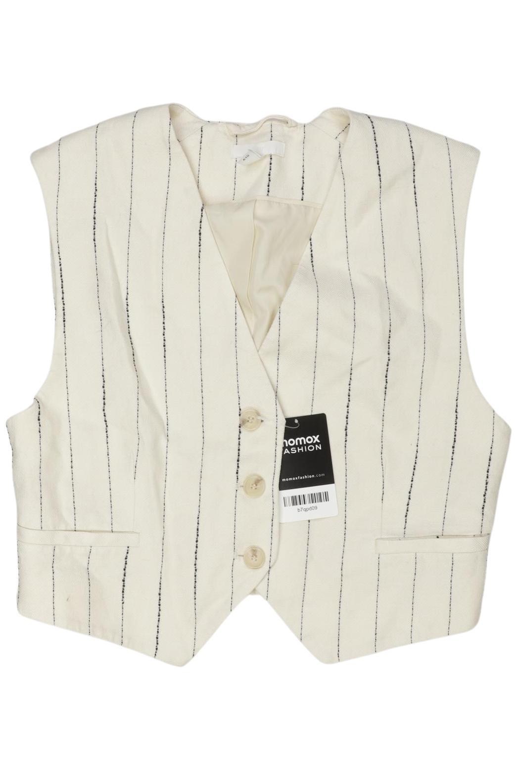 

H&M Damen Weste, cremeweiß, Gr. 36