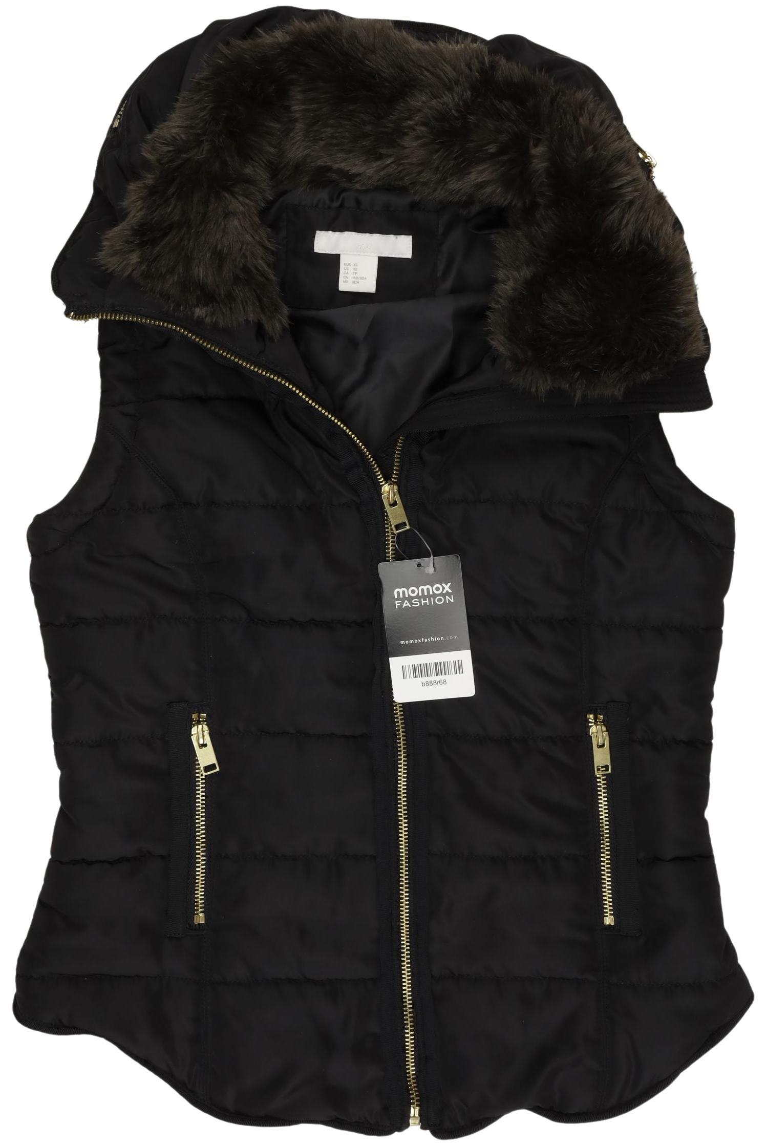 

H&M Damen Weste, schwarz, Gr. 34