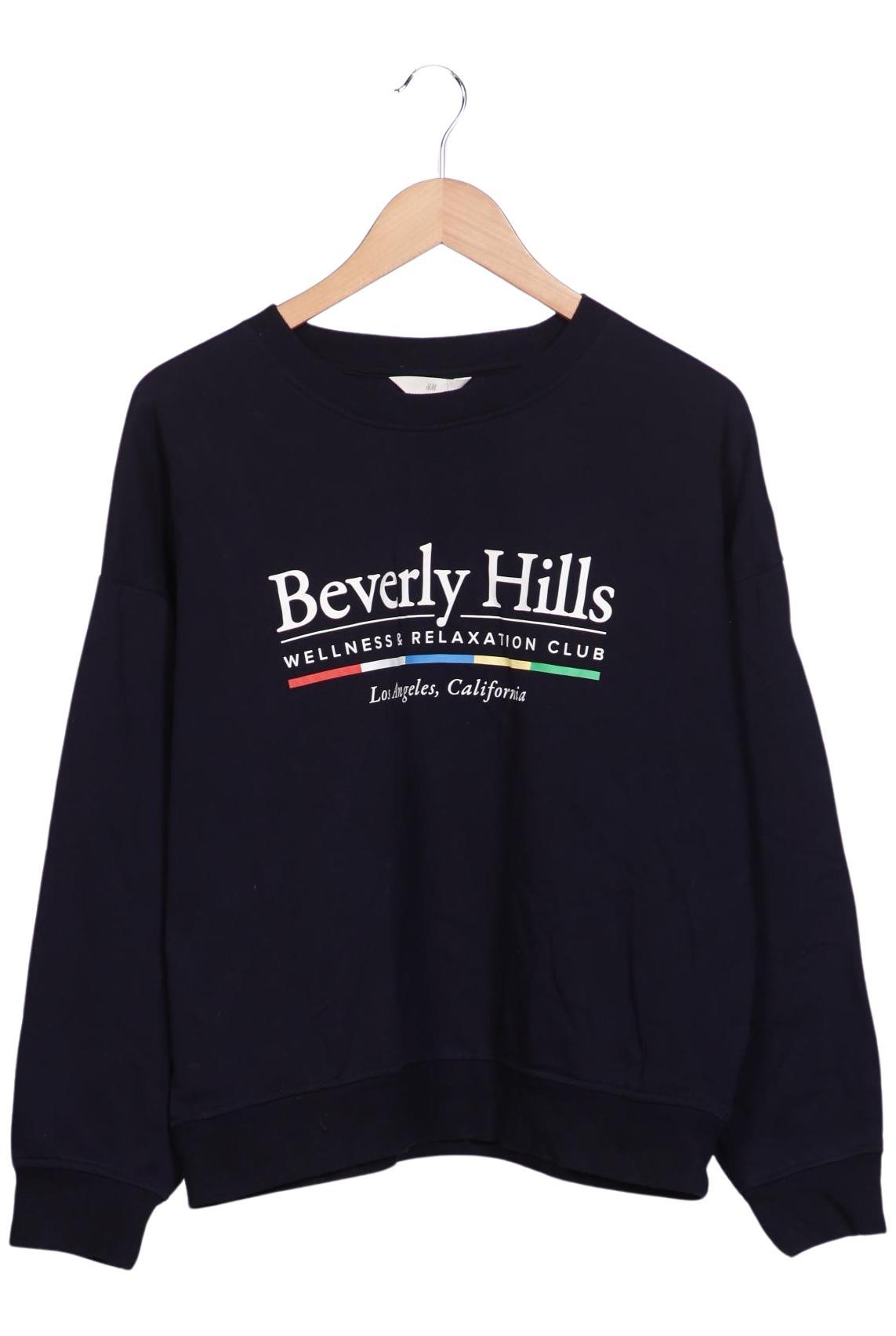 

H&M Damen Sweatshirt, marineblau, Gr. 36