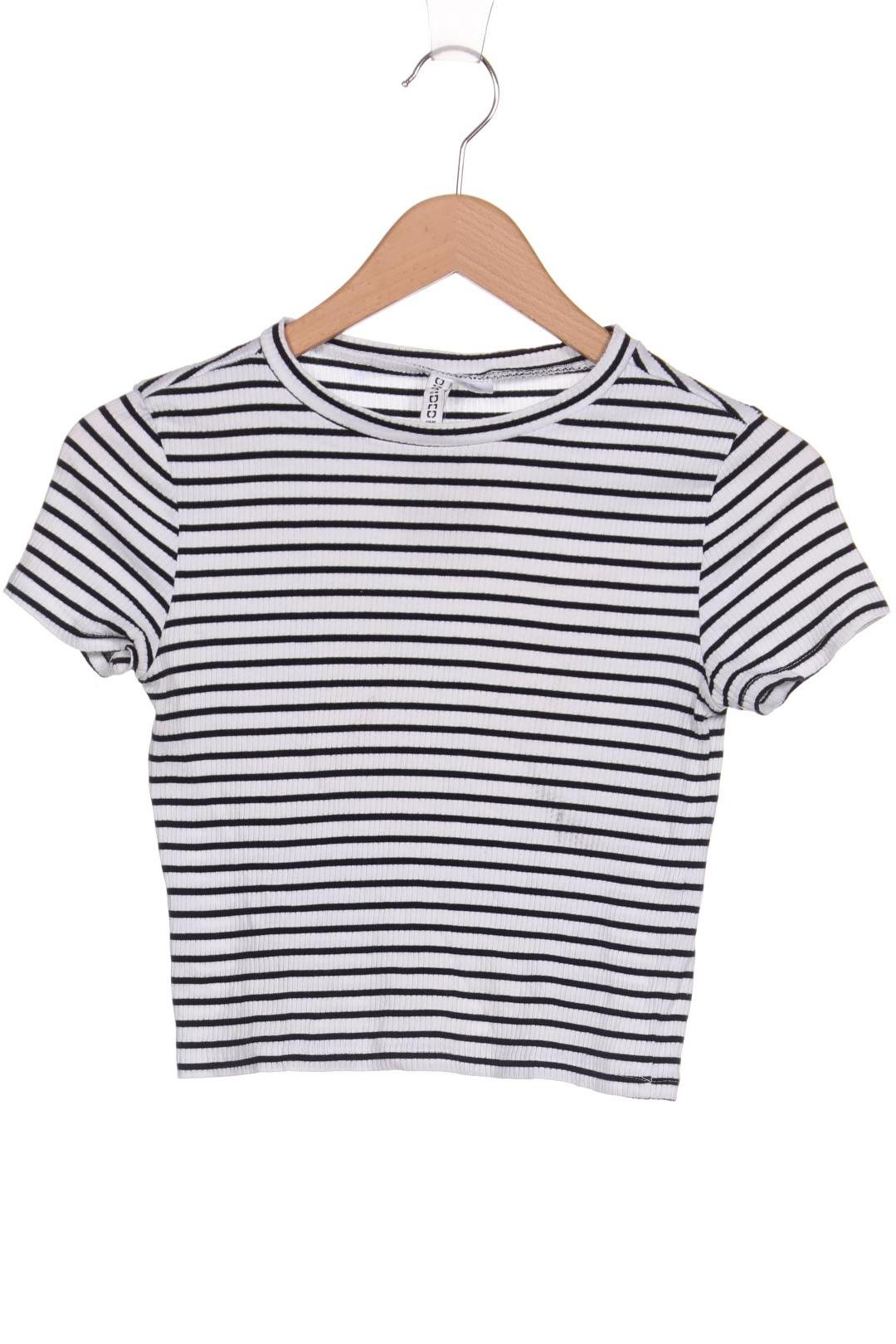 

H&M Damen T-Shirt, weiß