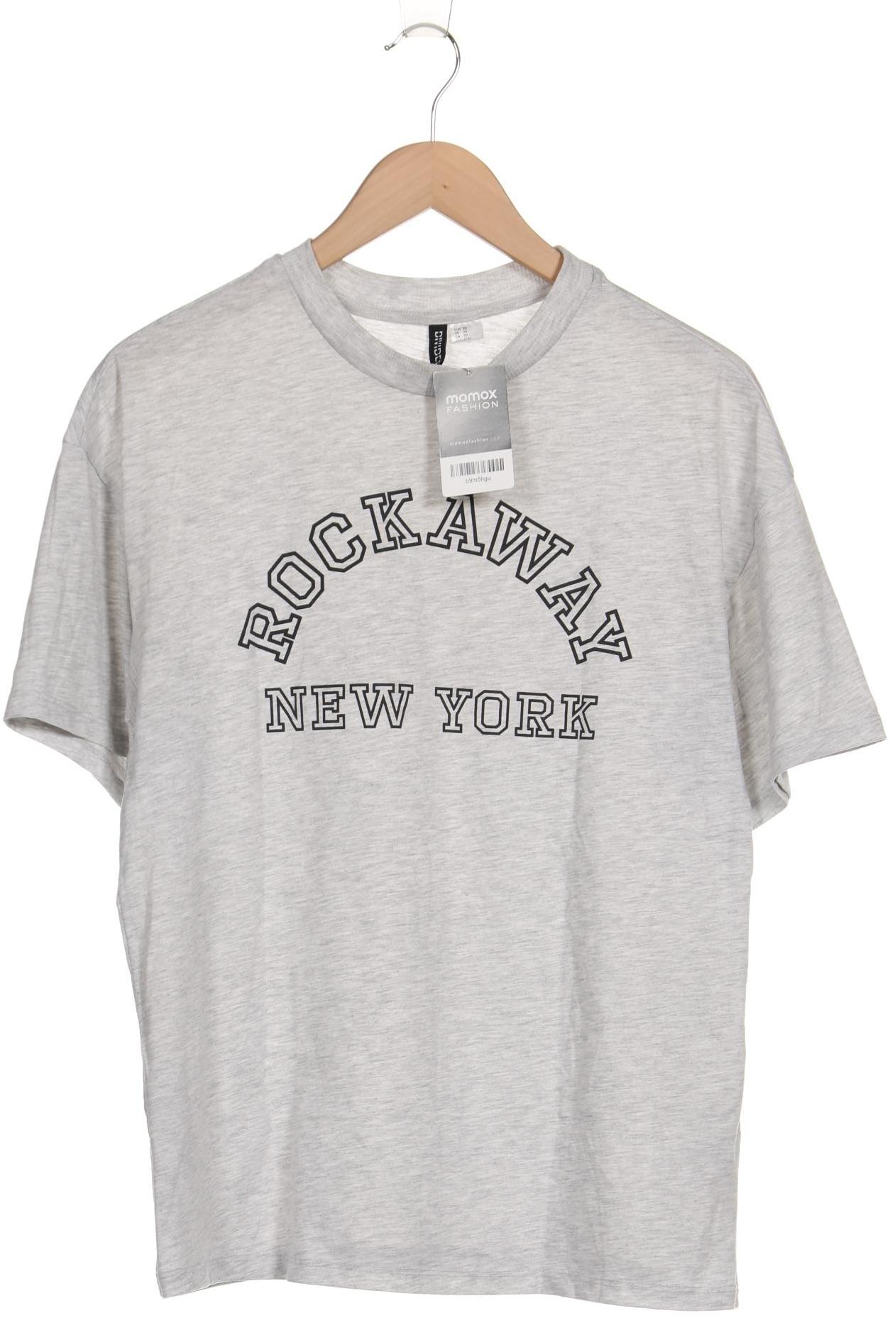 

H&M Damen T-Shirt, grau, Gr. 34