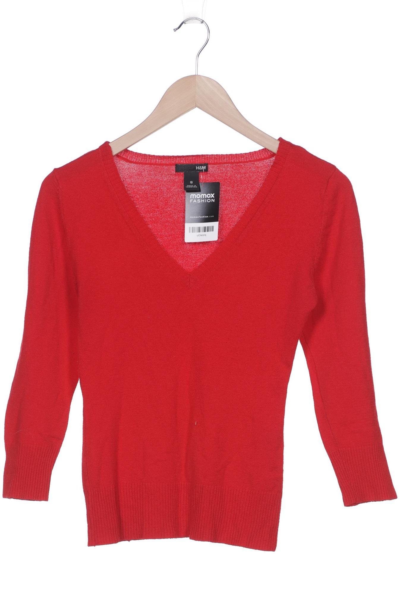 

H&M Damen Pullover, rot, Gr. 36