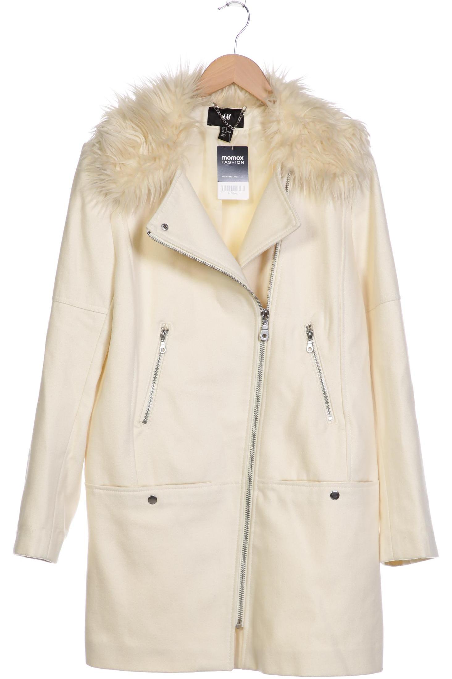 

H&M Damen Mantel, cremeweiß
