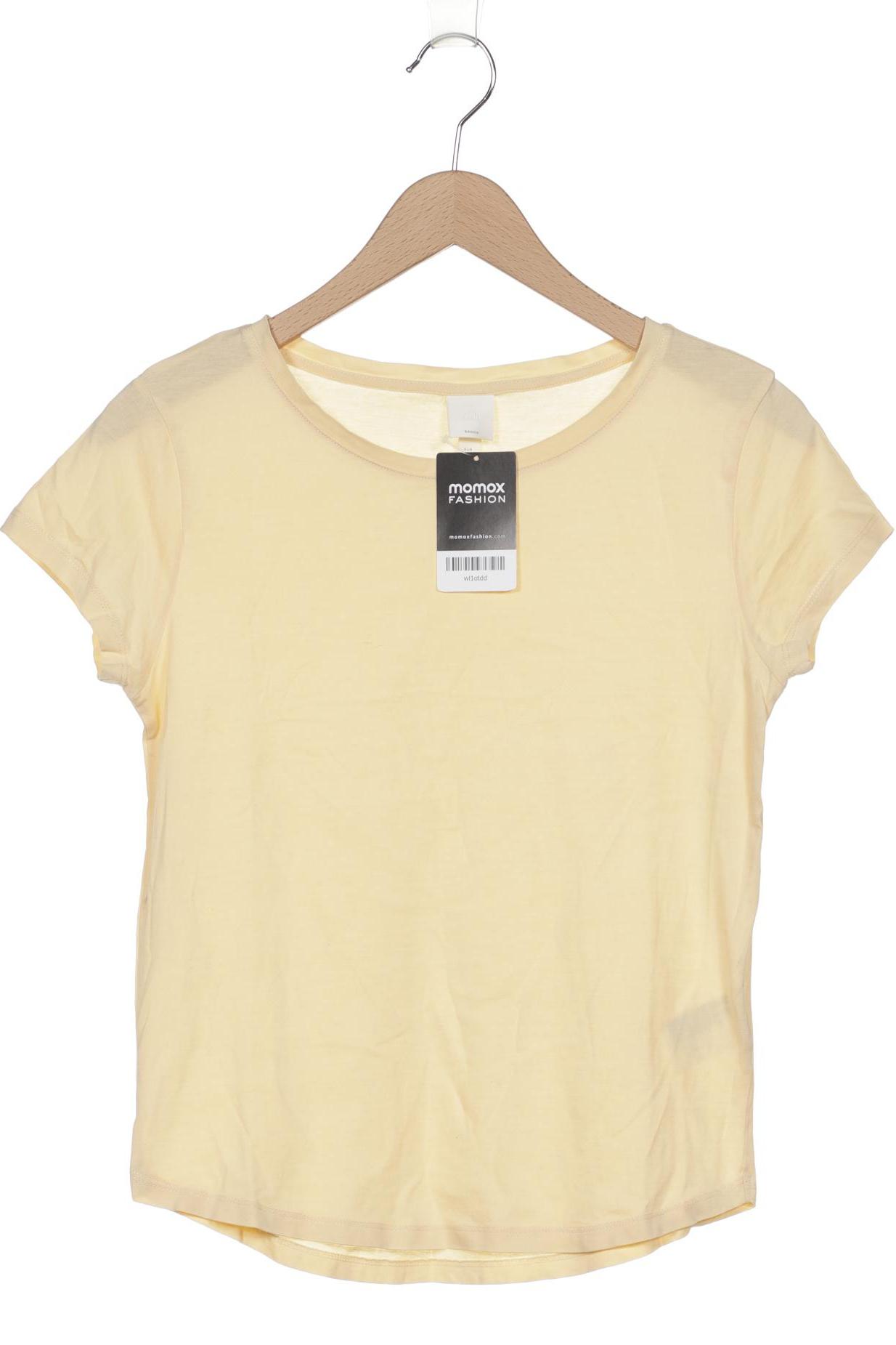 

H&M Damen T-Shirt, cremeweiß