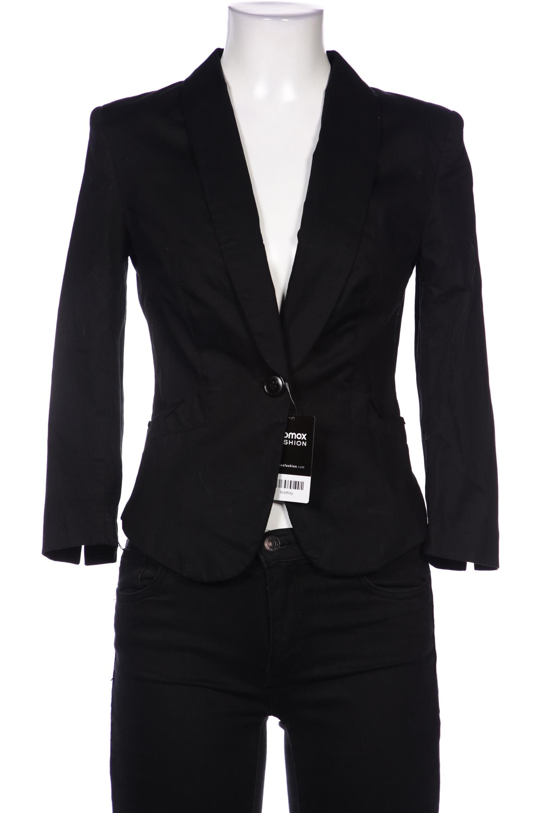 

H&M Damen Blazer, schwarz, Gr. 34