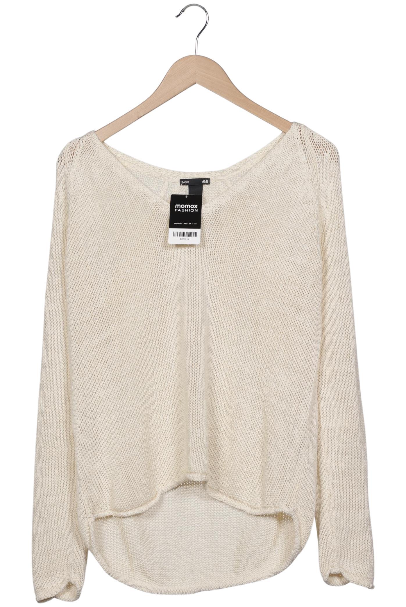 

H&M Damen Pullover, cremeweiß, Gr. 38