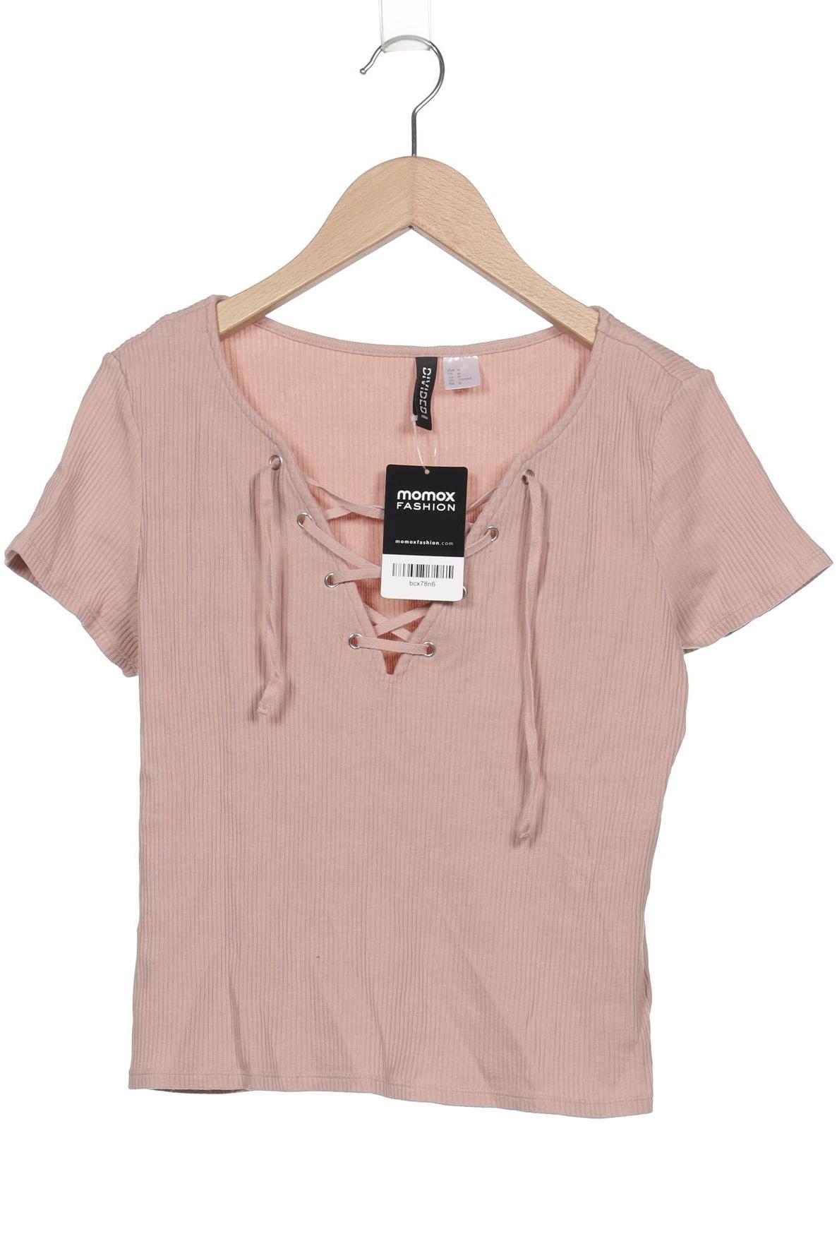 

H&M Damen T-Shirt, beige, Gr. 38