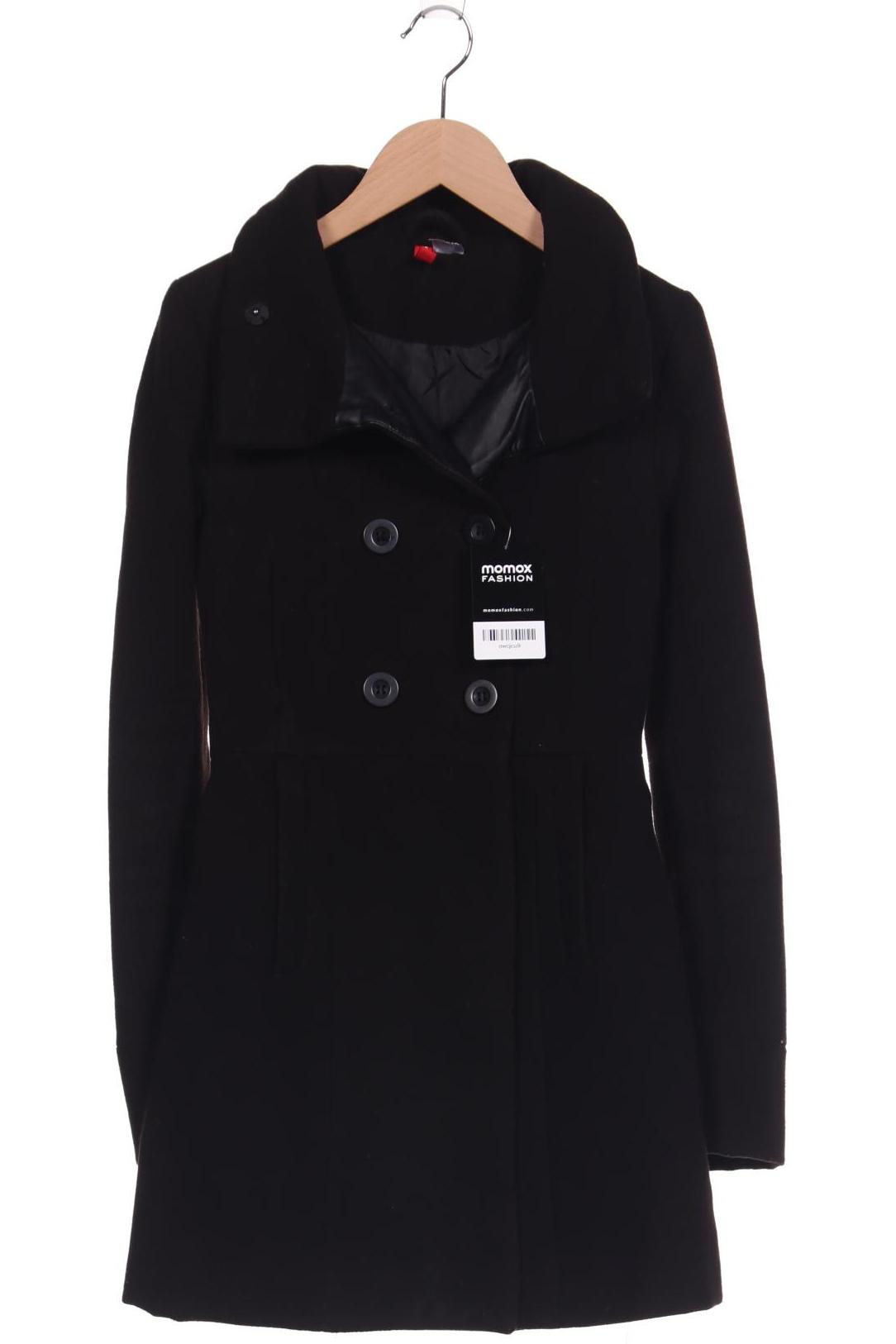 

H&M Damen Mantel, schwarz, Gr. 32