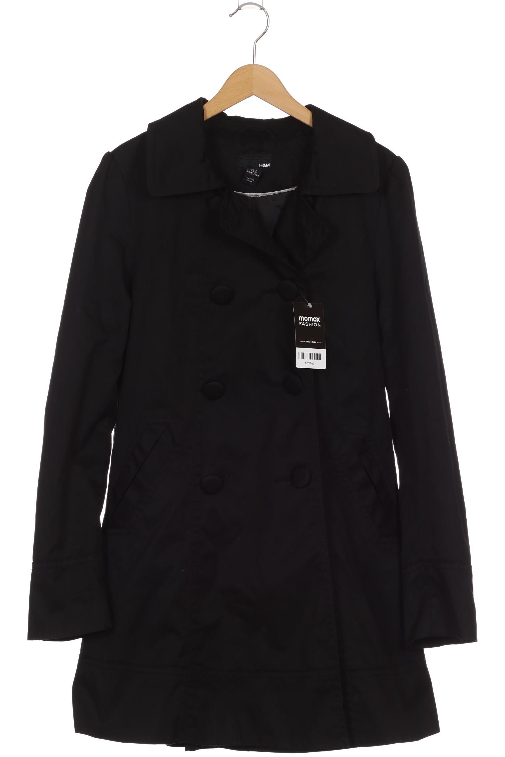 

H&M Damen Mantel, schwarz, Gr. 36