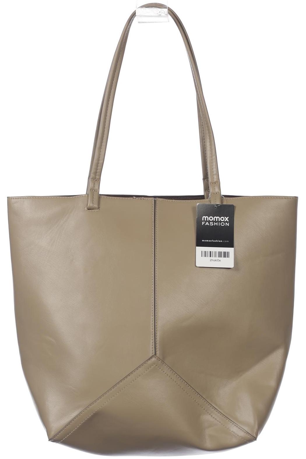 

H&M Damen Handtasche, beige, Gr.