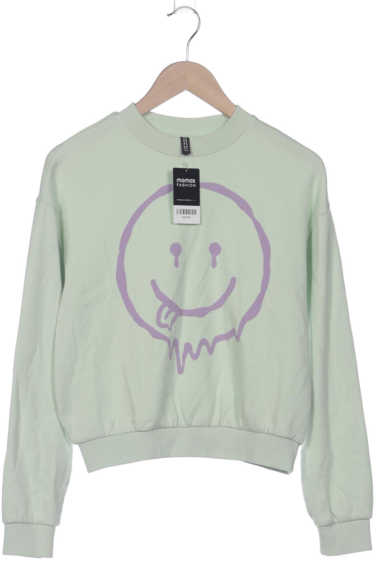 

H&M Damen Sweatshirt, hellgrün, Gr. 36