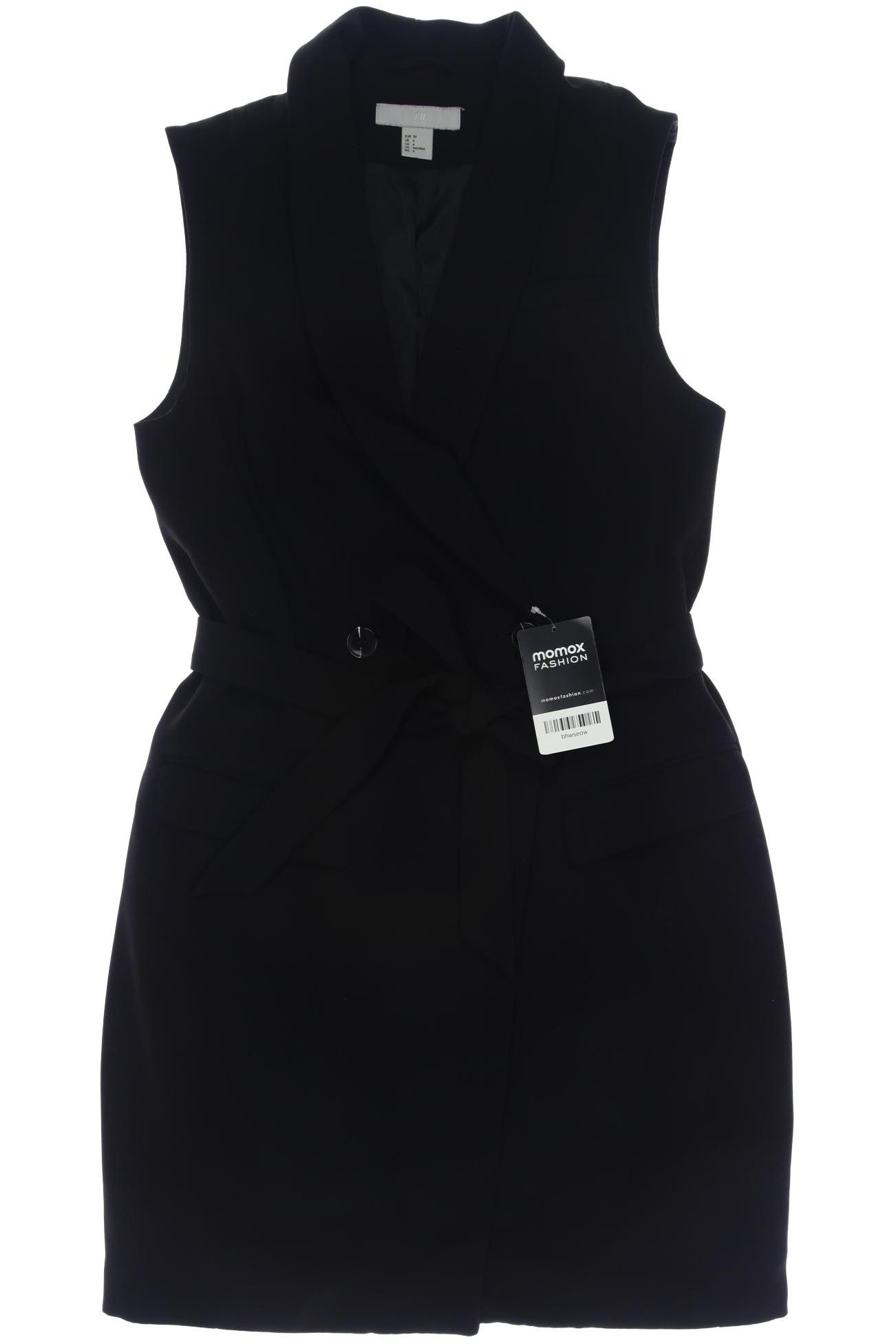 

H&M Damen Weste, schwarz, Gr. 34