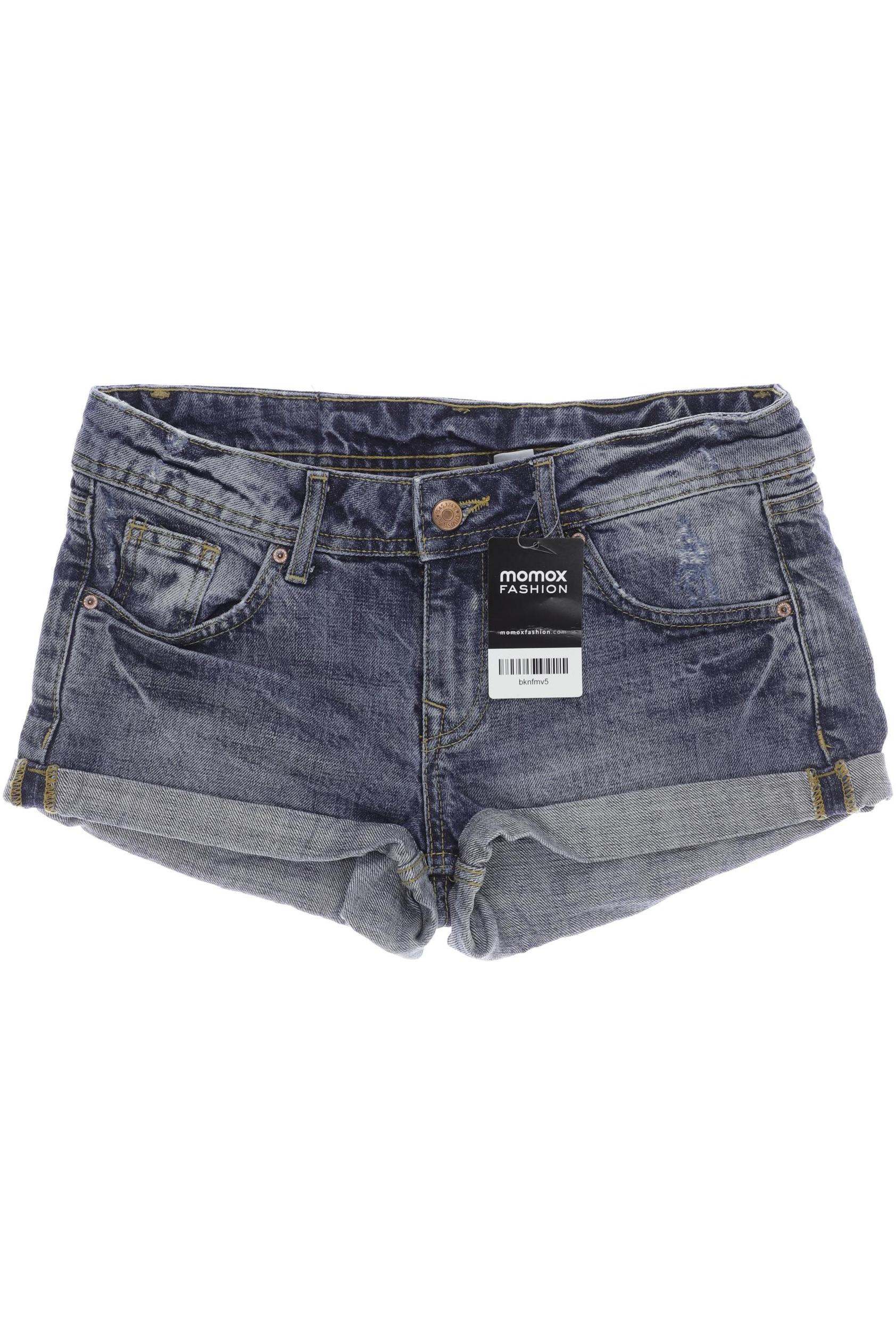 

H&M Damen Shorts, blau, Gr. 34