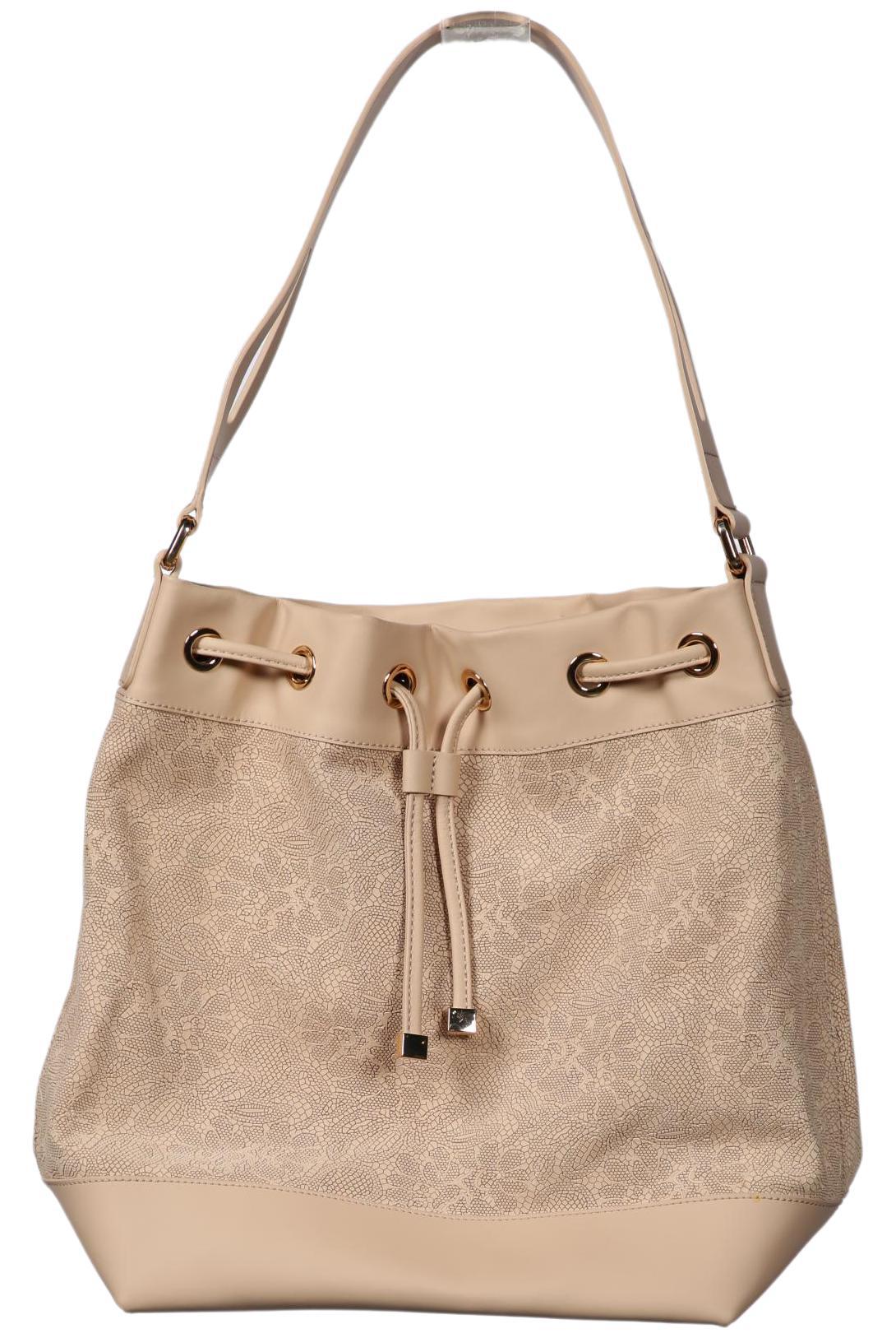 

H&M Damen Handtasche, beige, Gr.