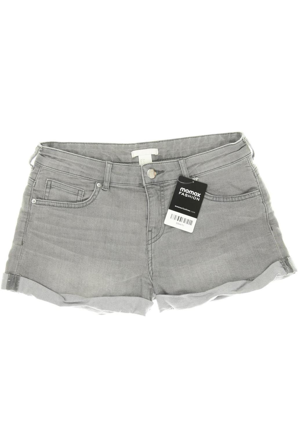 

H&M Damen Shorts, grau, Gr. 34