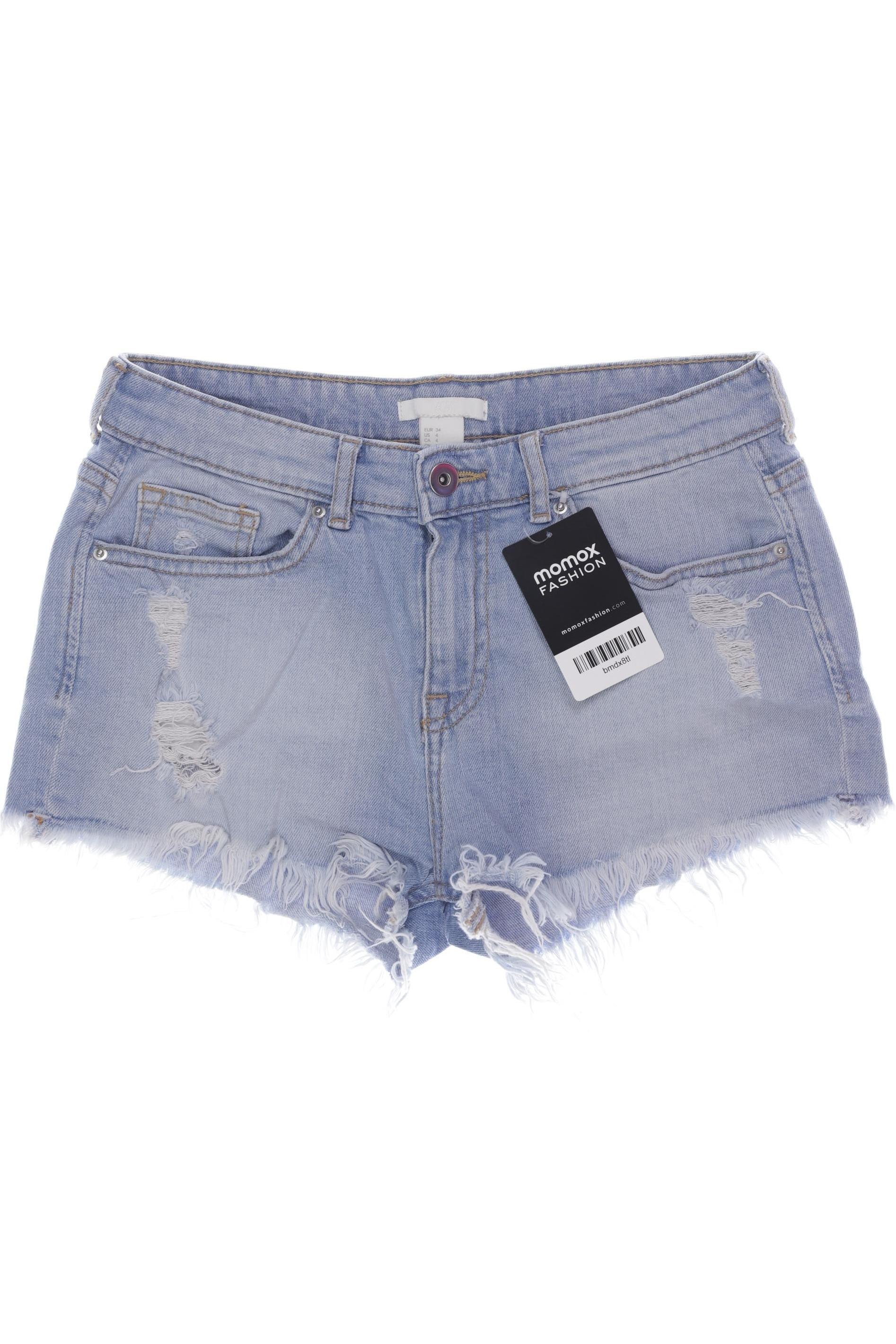 Thumbnail - H&amp;M Damen Shorts, blau, Gr. 34