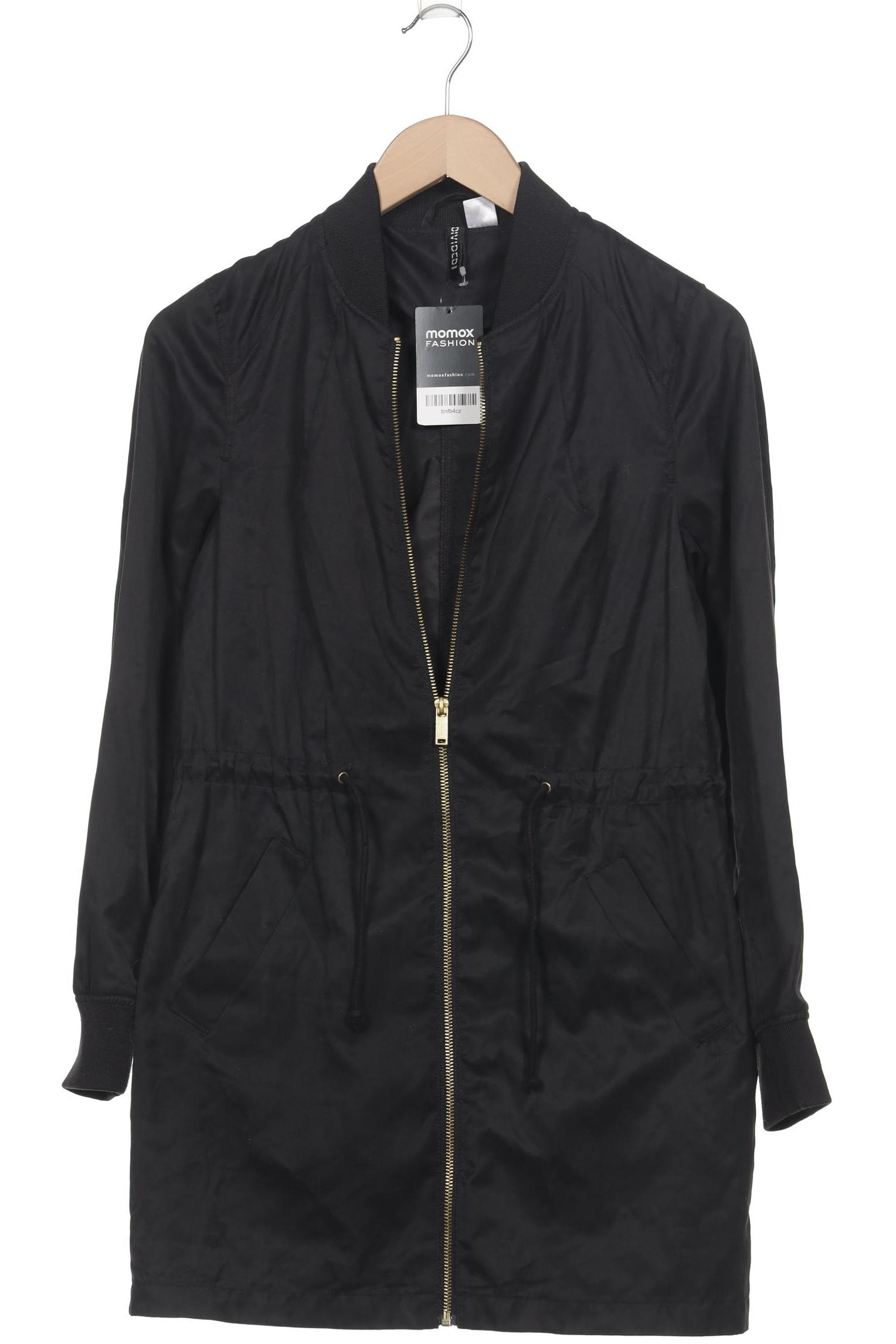 

H&M Damen Mantel, schwarz, Gr. 34