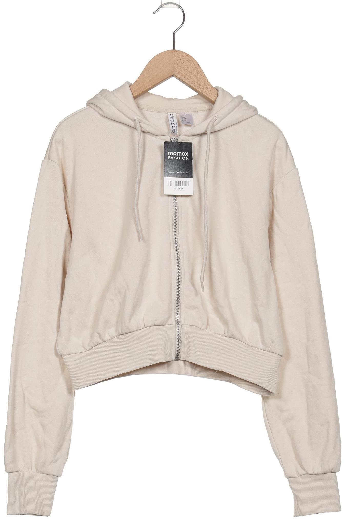 

H&M Damen Kapuzenpullover, beige, Gr. 38
