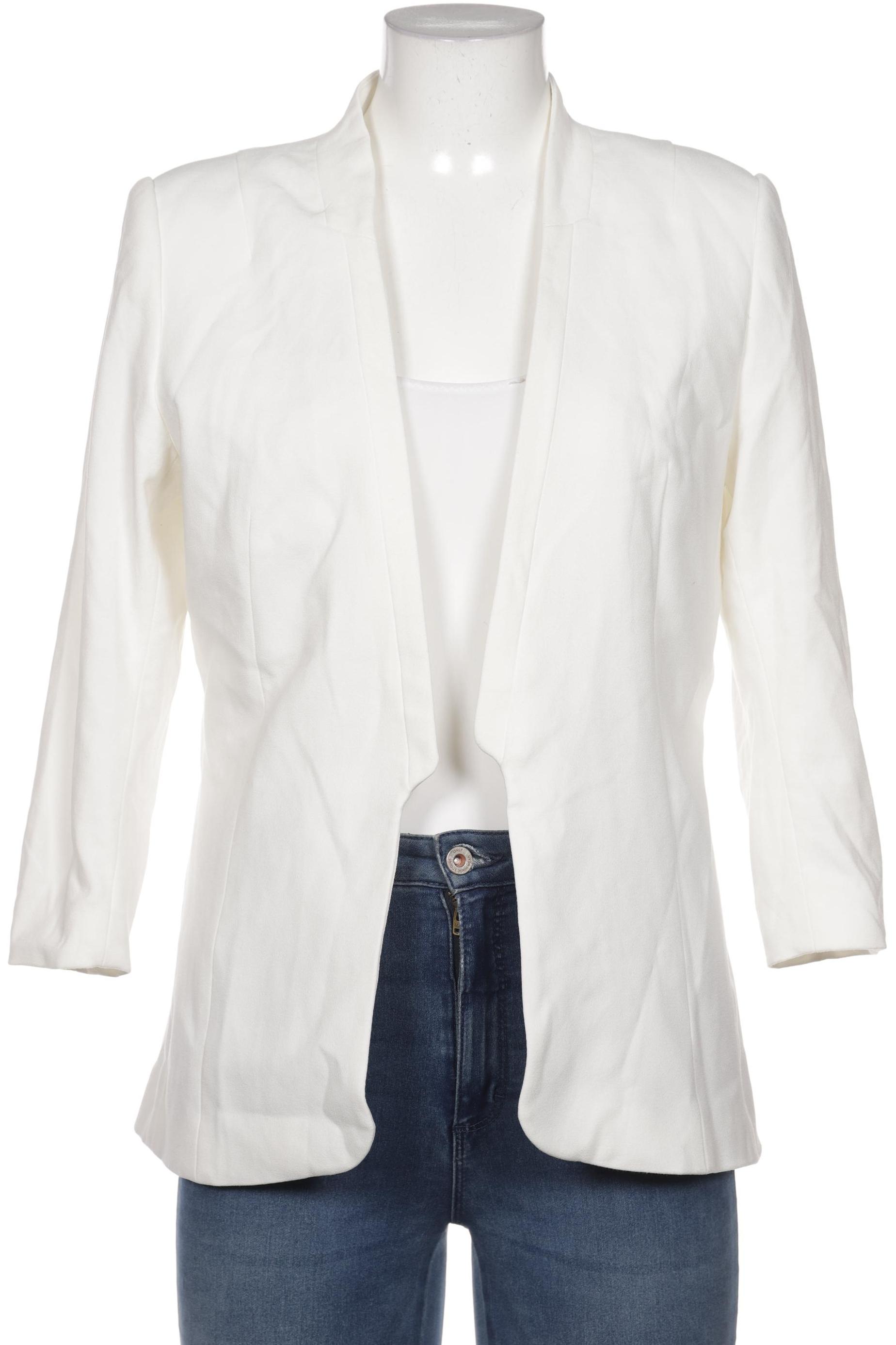 

H&M Damen Blazer, weiß, Gr. 38