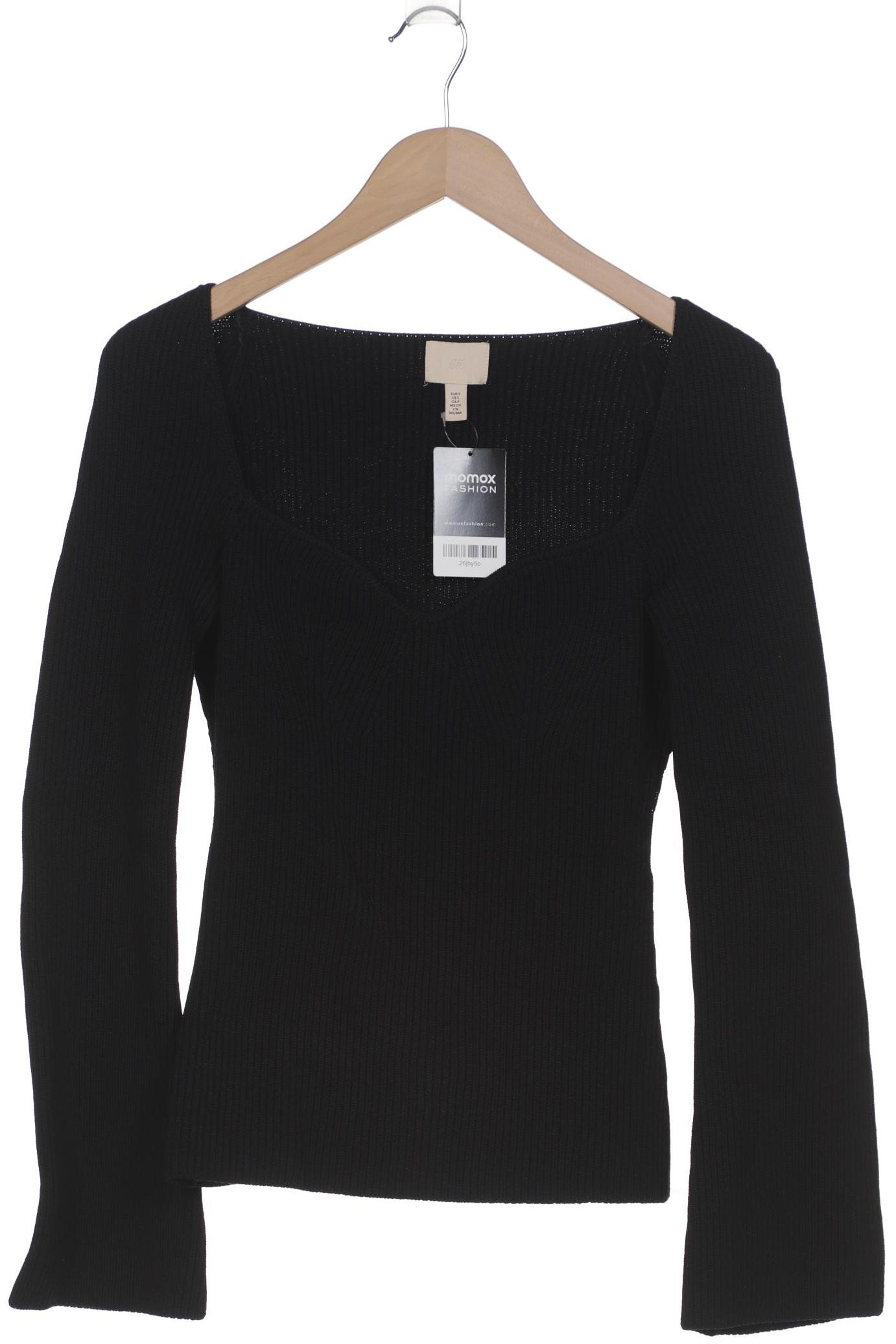 

H&M Damen Pullover, schwarz, Gr. 36