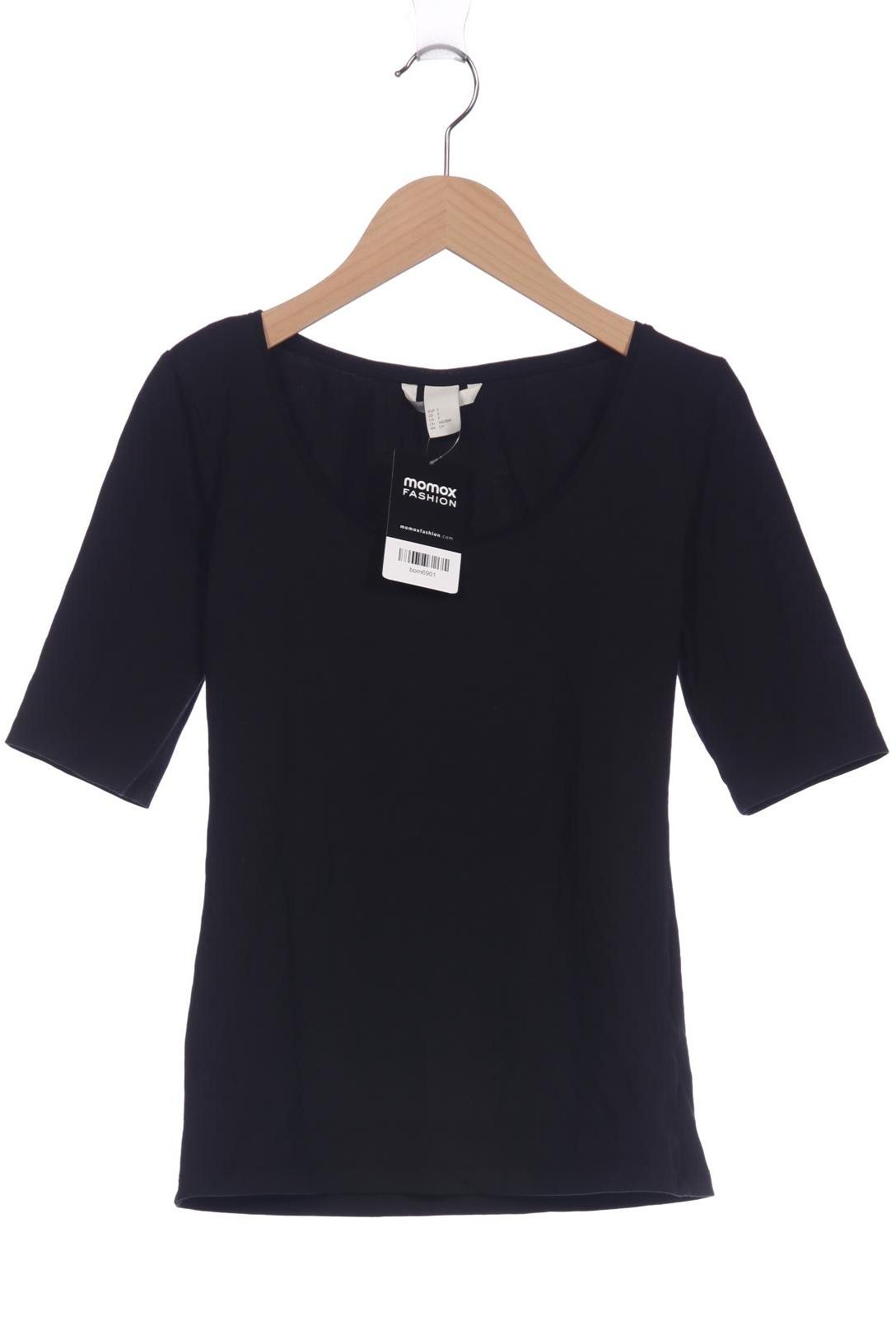 

H&M Damen T-Shirt, schwarz, Gr. 36
