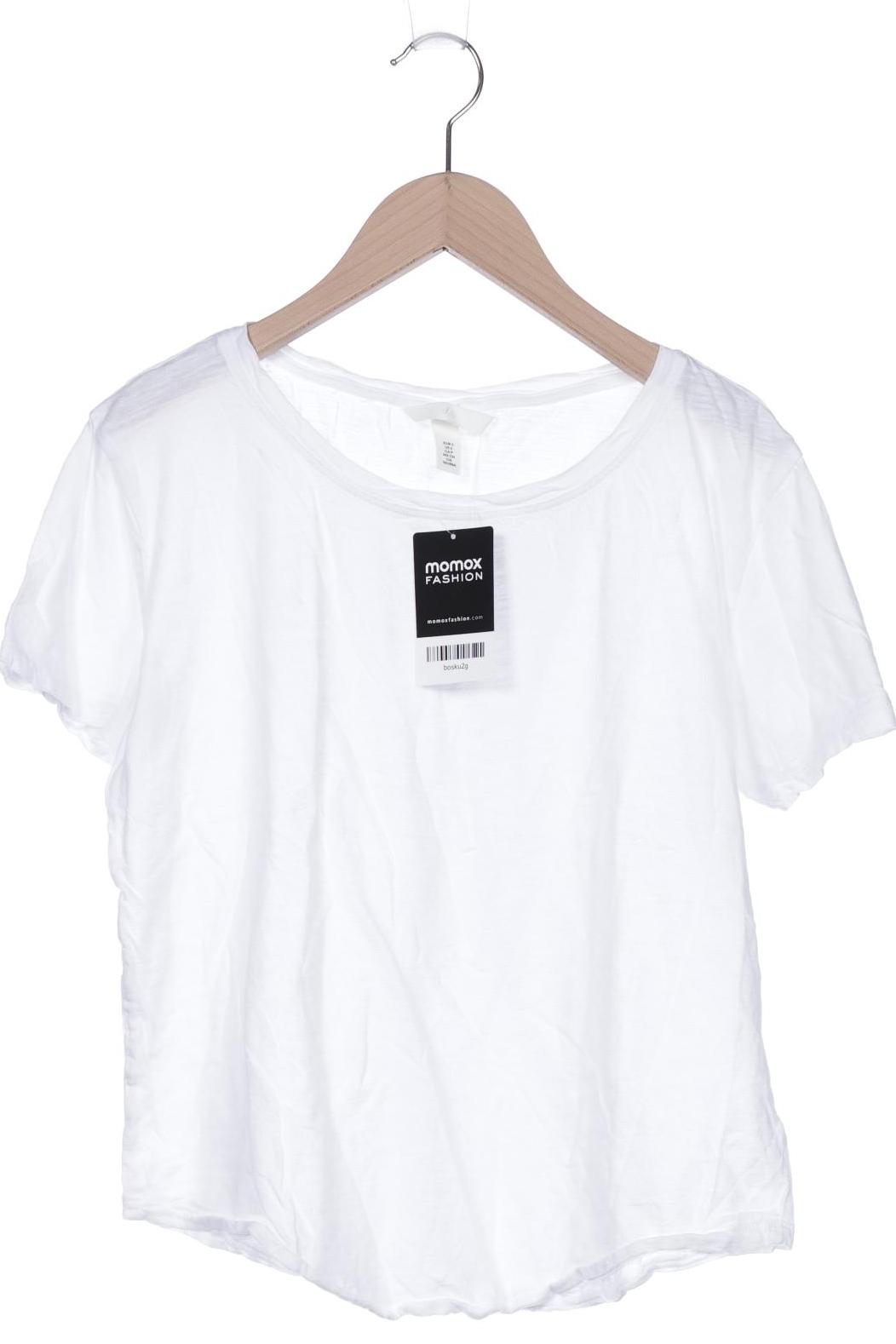 

H&M Damen T-Shirt, weiß, Gr. 36
