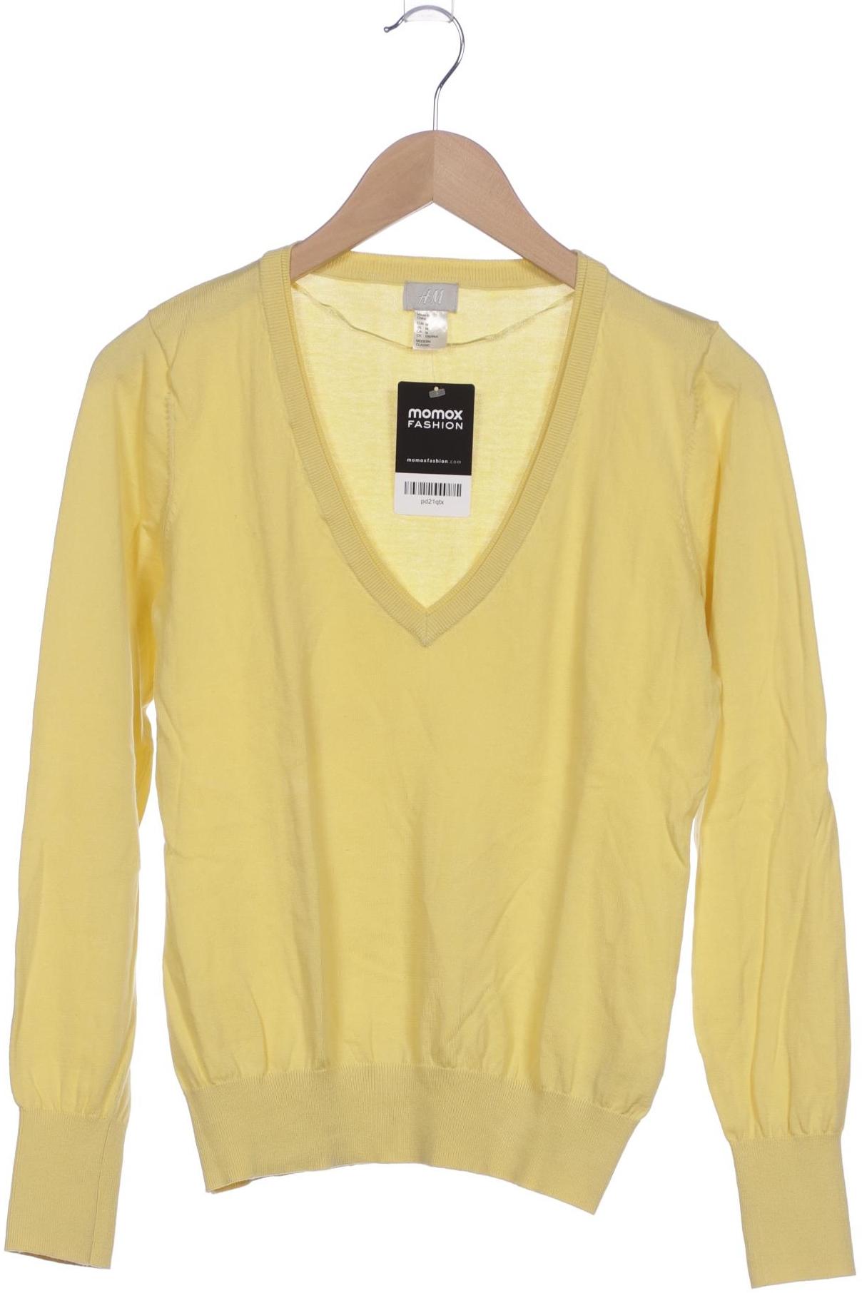 

H&M Damen Pullover, gelb, Gr. 38