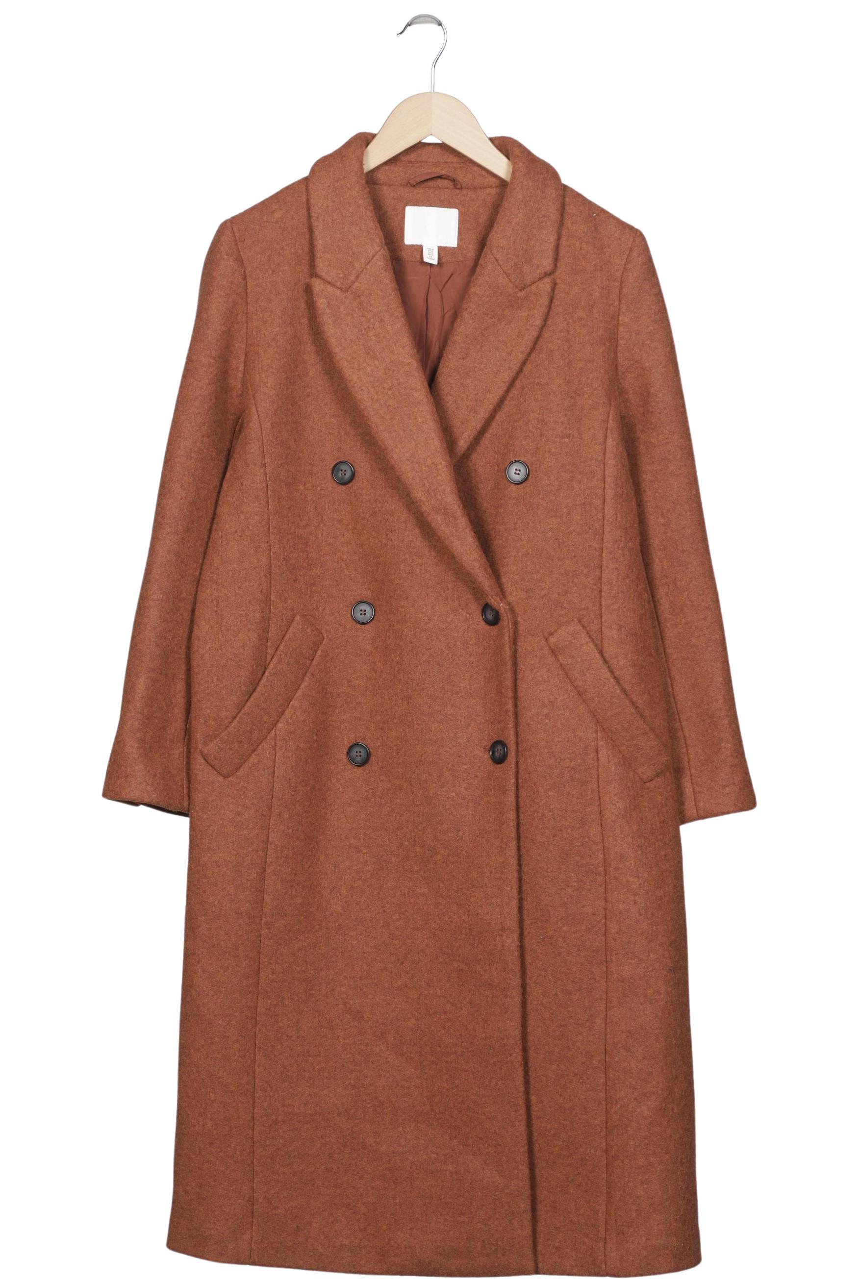 

H&M Damen Mantel, braun, Gr. 42