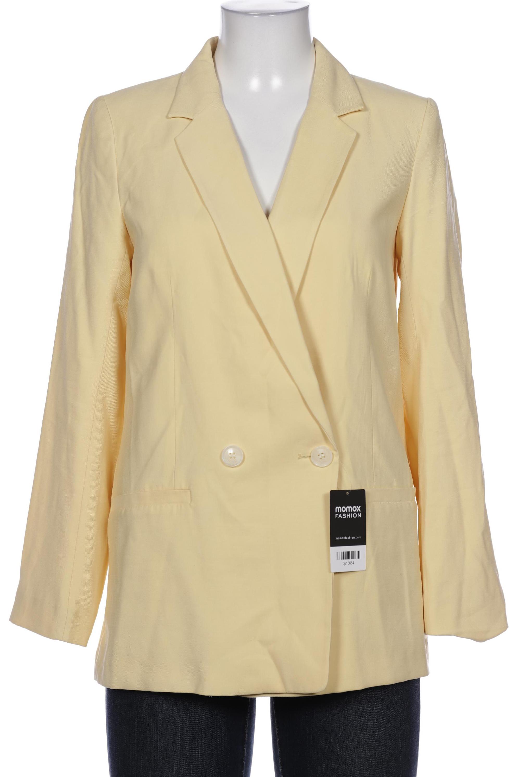 

H&M Damen Blazer, gelb, Gr. 36