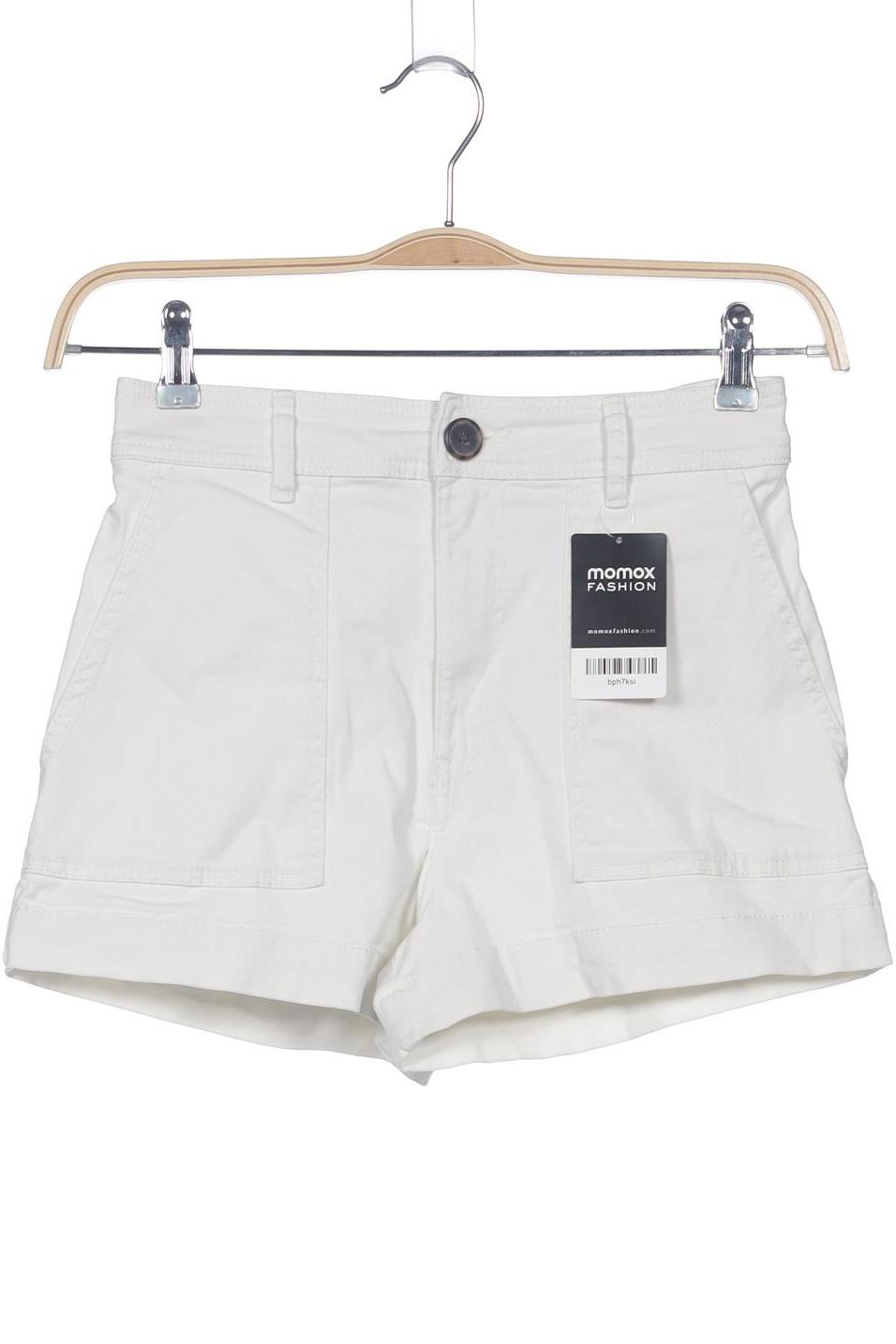 

H&M Damen Shorts, cremeweiß, Gr. 36