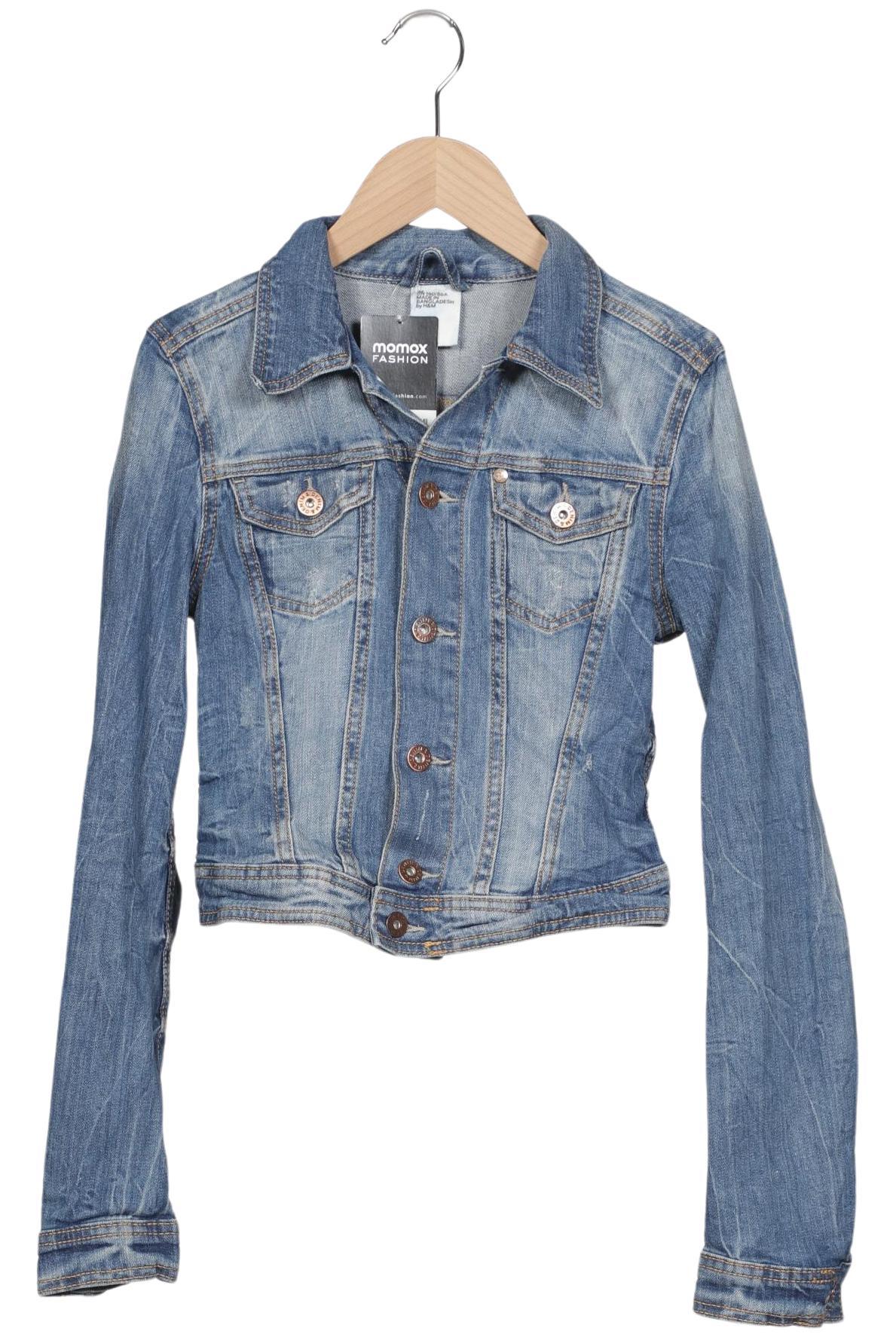 

H&M Damen Jacke, blau, Gr. 34