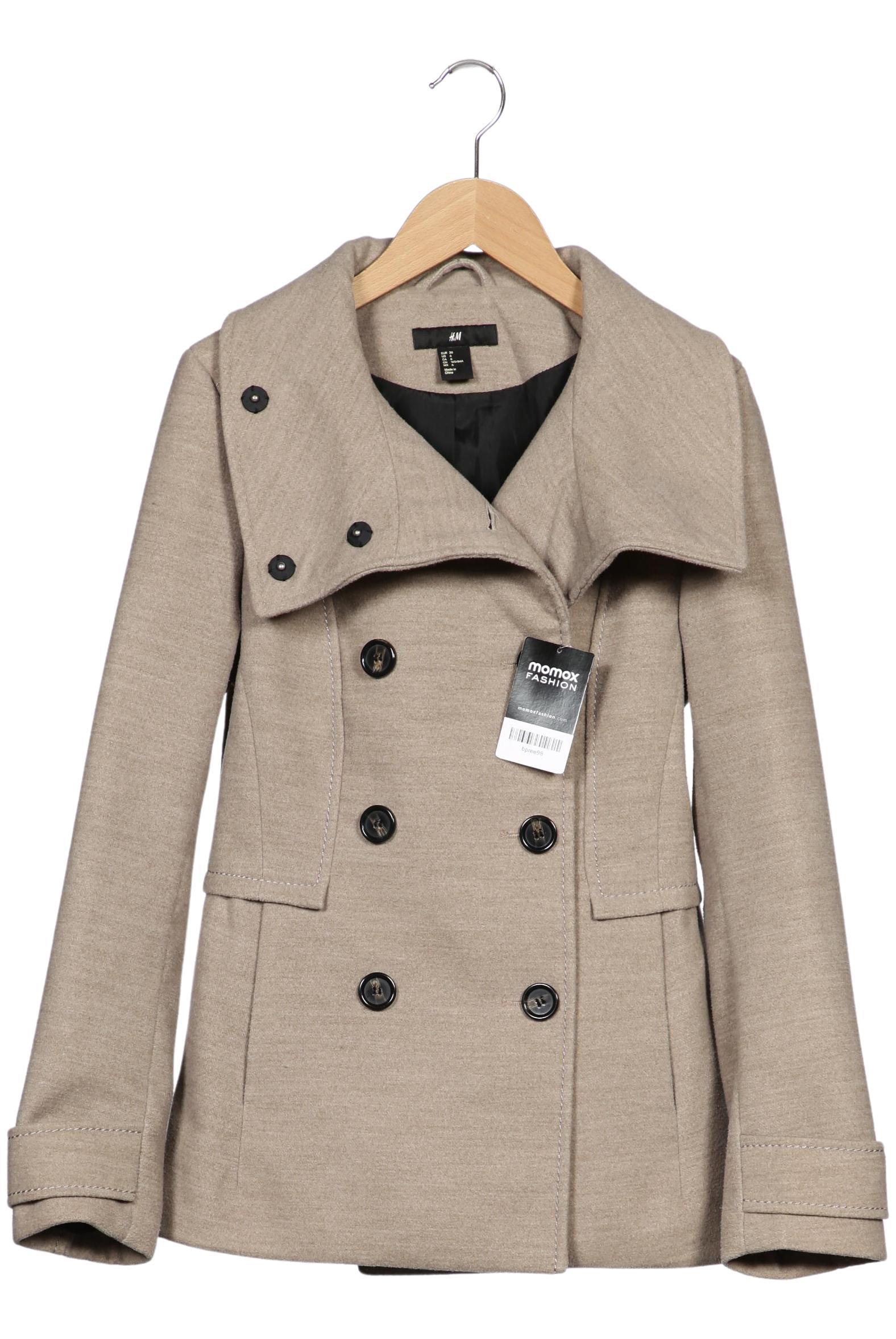 

H&M Damen Mantel, beige, Gr. 36