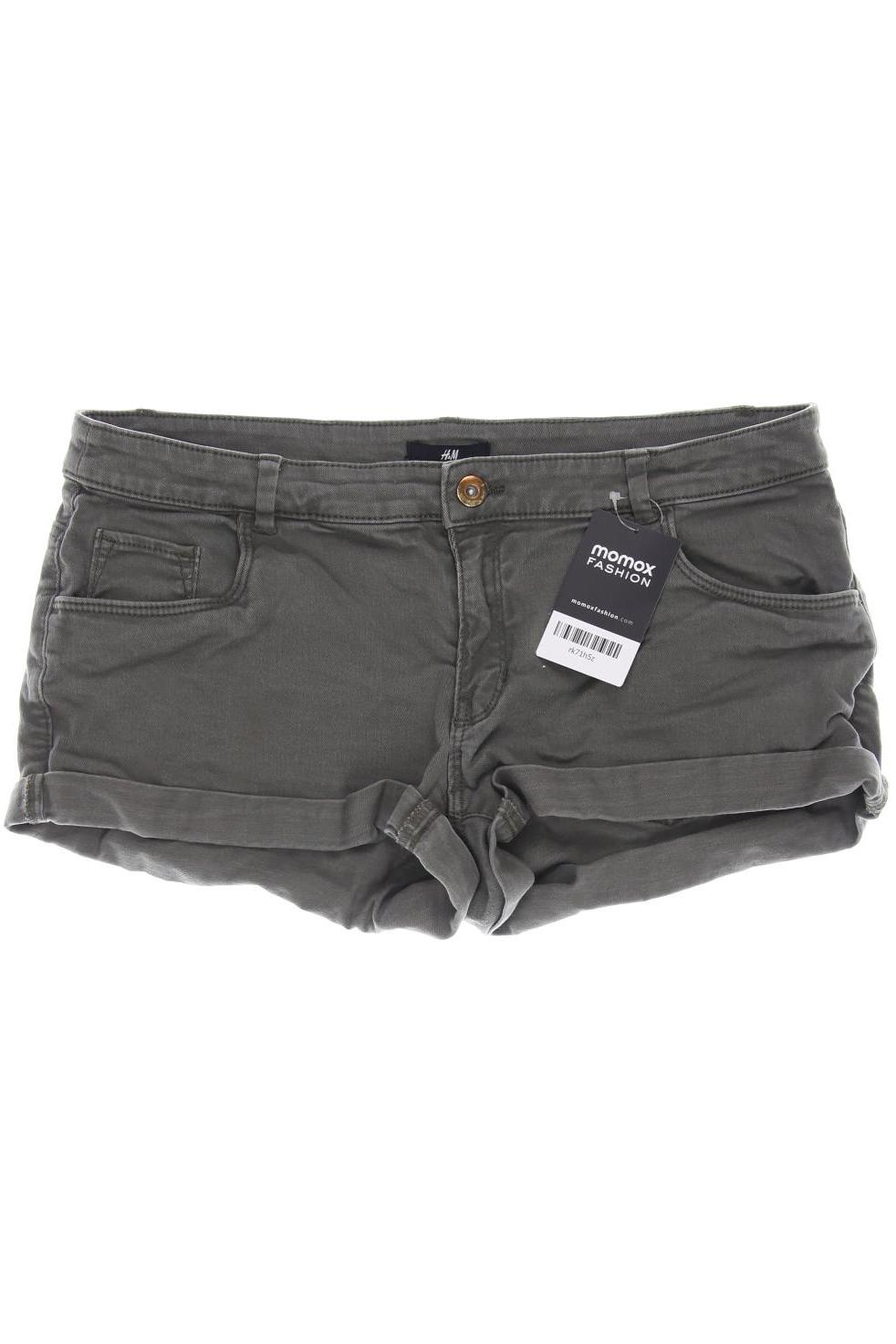 

H&M Damen Shorts, grün, Gr. 40